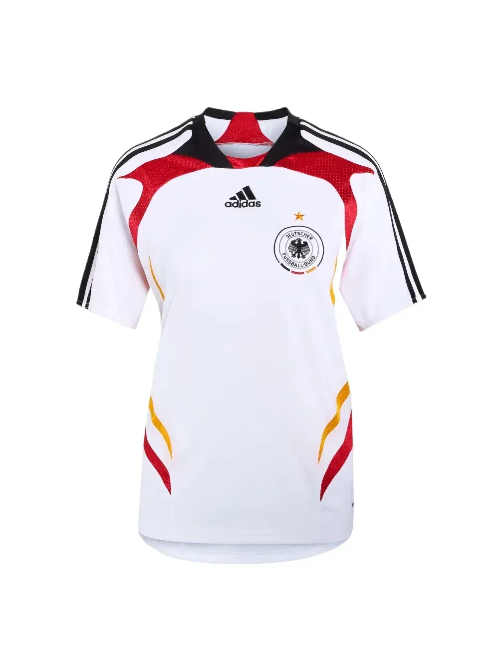 Женская футболка Adidas Germany Home Jersey 2007 Asia Sizing — изображение 1 из 4, белый