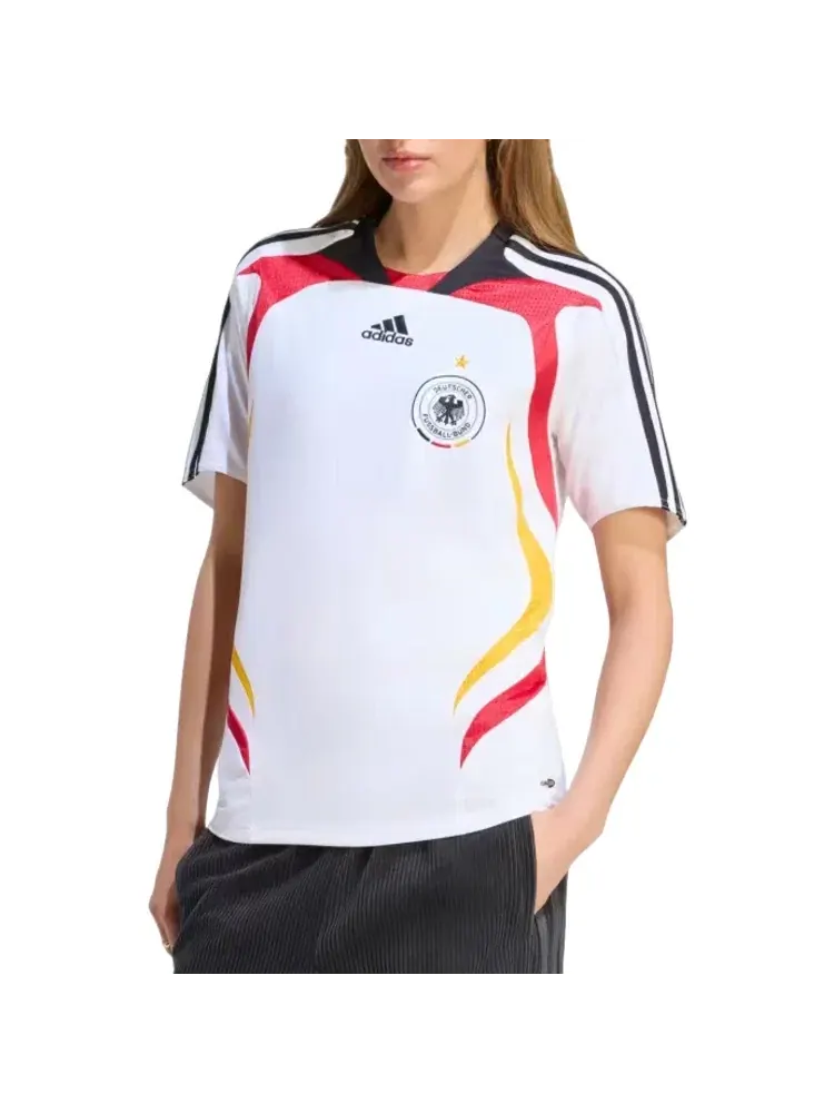 Женская футболка Adidas Germany Home Jersey 2007 Asia Sizing — изображение 3 из 4, белый