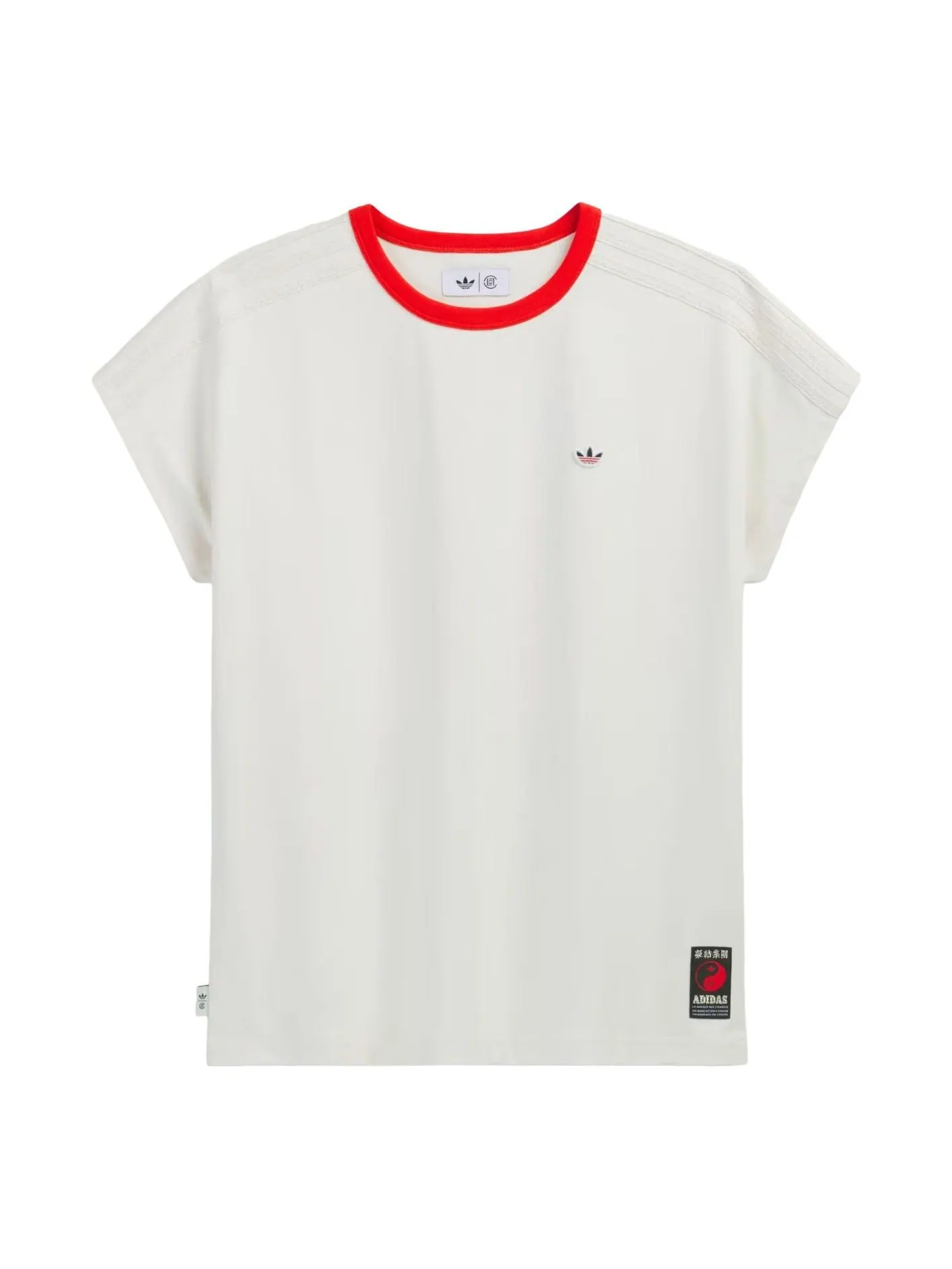 Футболка Adidas x CLOT by Edison Chen Dolman 'Wonder White' — изображение 1 из 4, белый