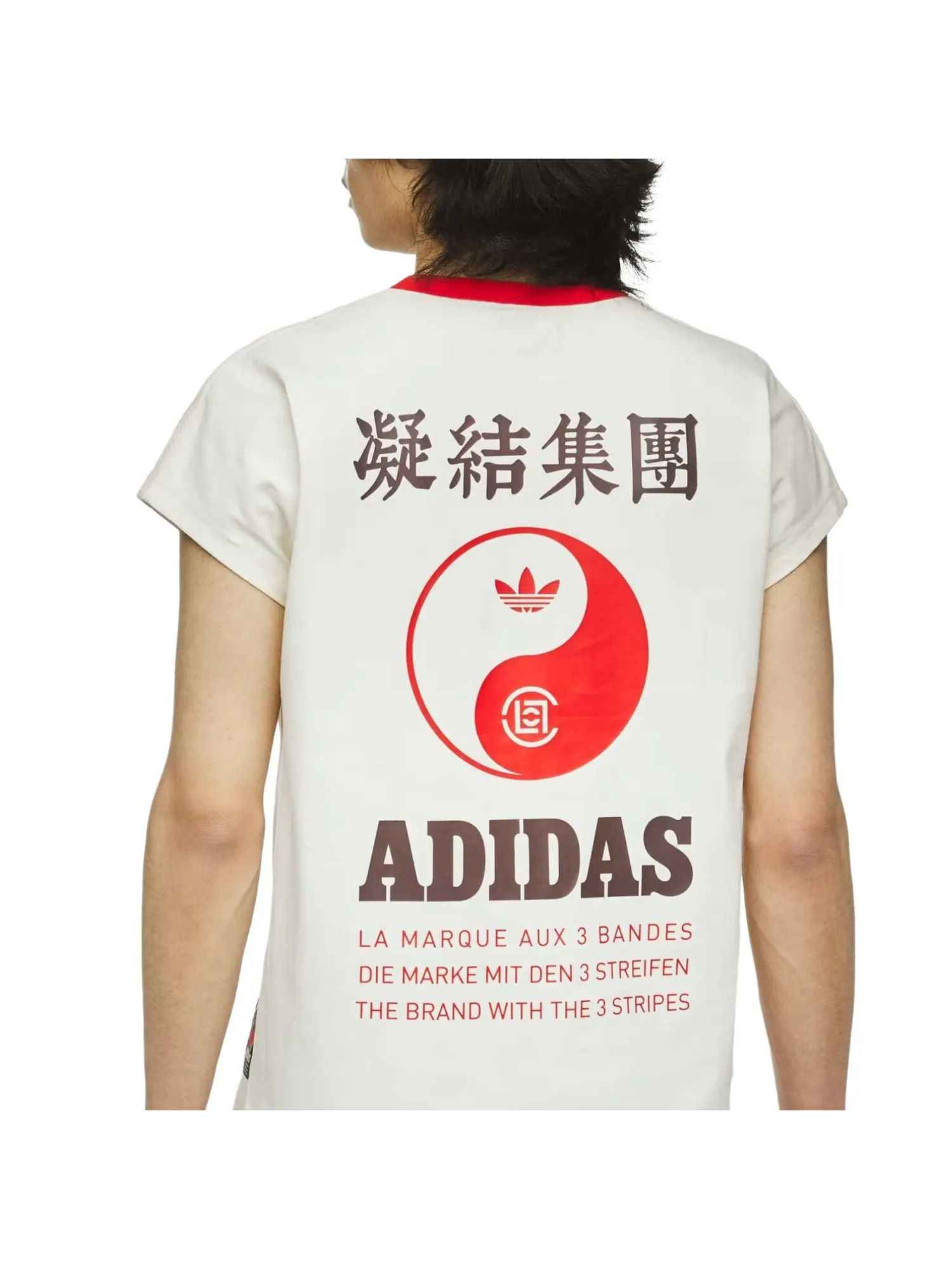 Футболка Adidas x CLOT by Edison Chen Dolman 'Wonder White' — изображение 4 из 4, белый