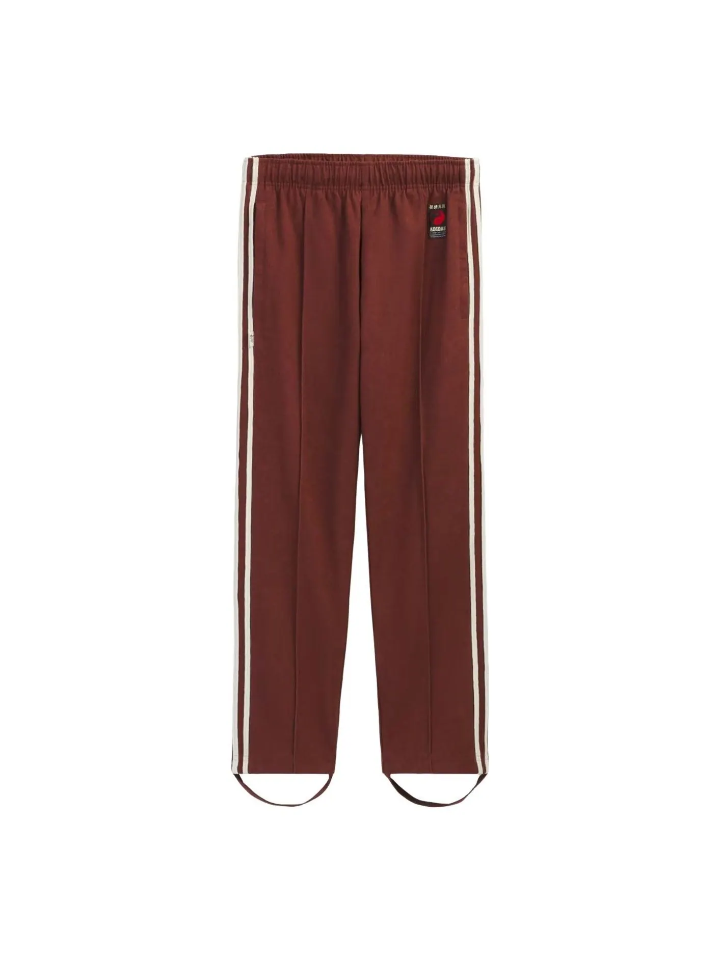 Спортивные брюки Adidas x CLOT by Edison Chen 'Fox Brown' — изображение 1 из 5, коричневый