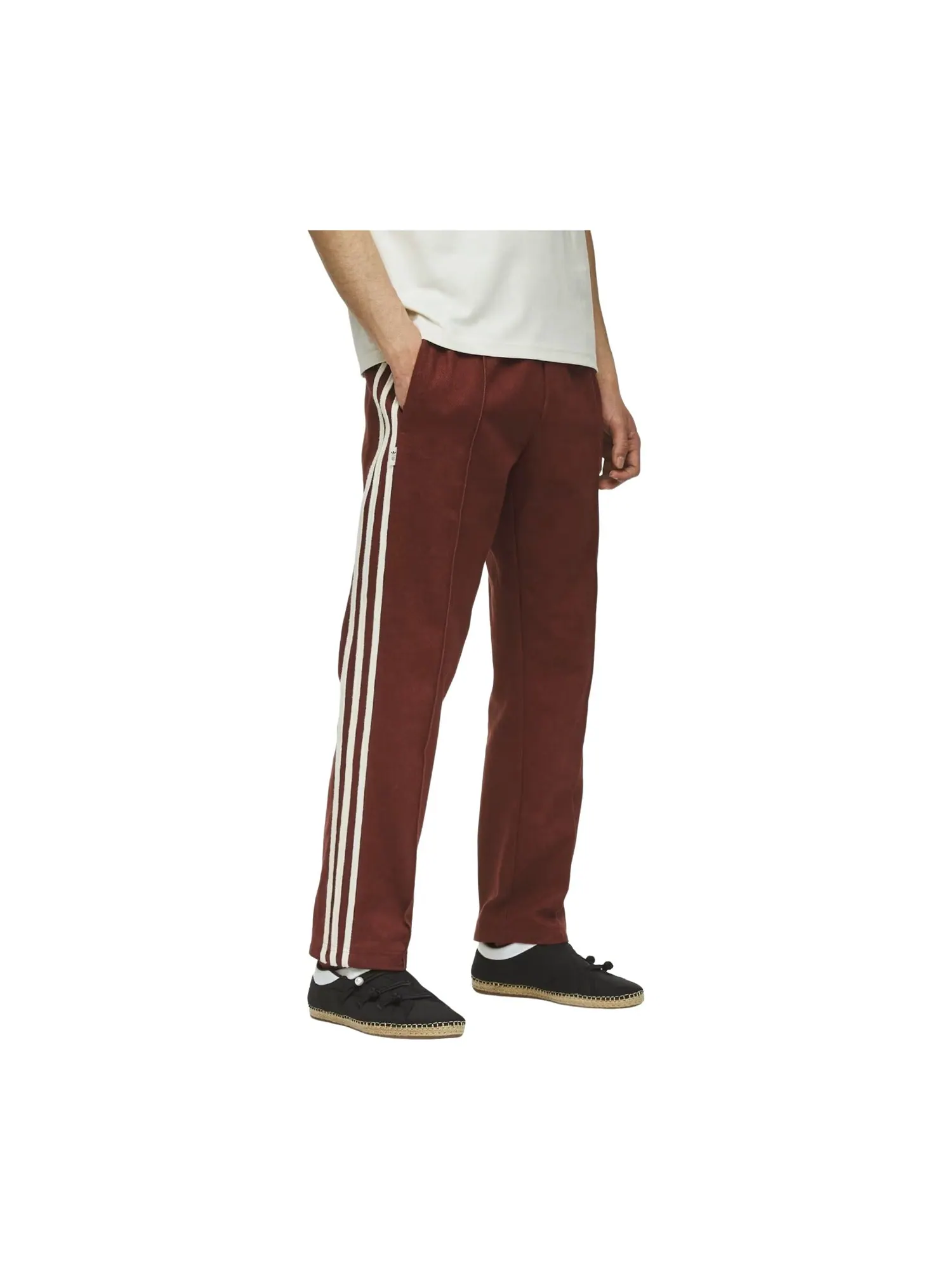 Спортивные брюки Adidas x CLOT by Edison Chen 'Fox Brown' — изображение 3 из 5, коричневый