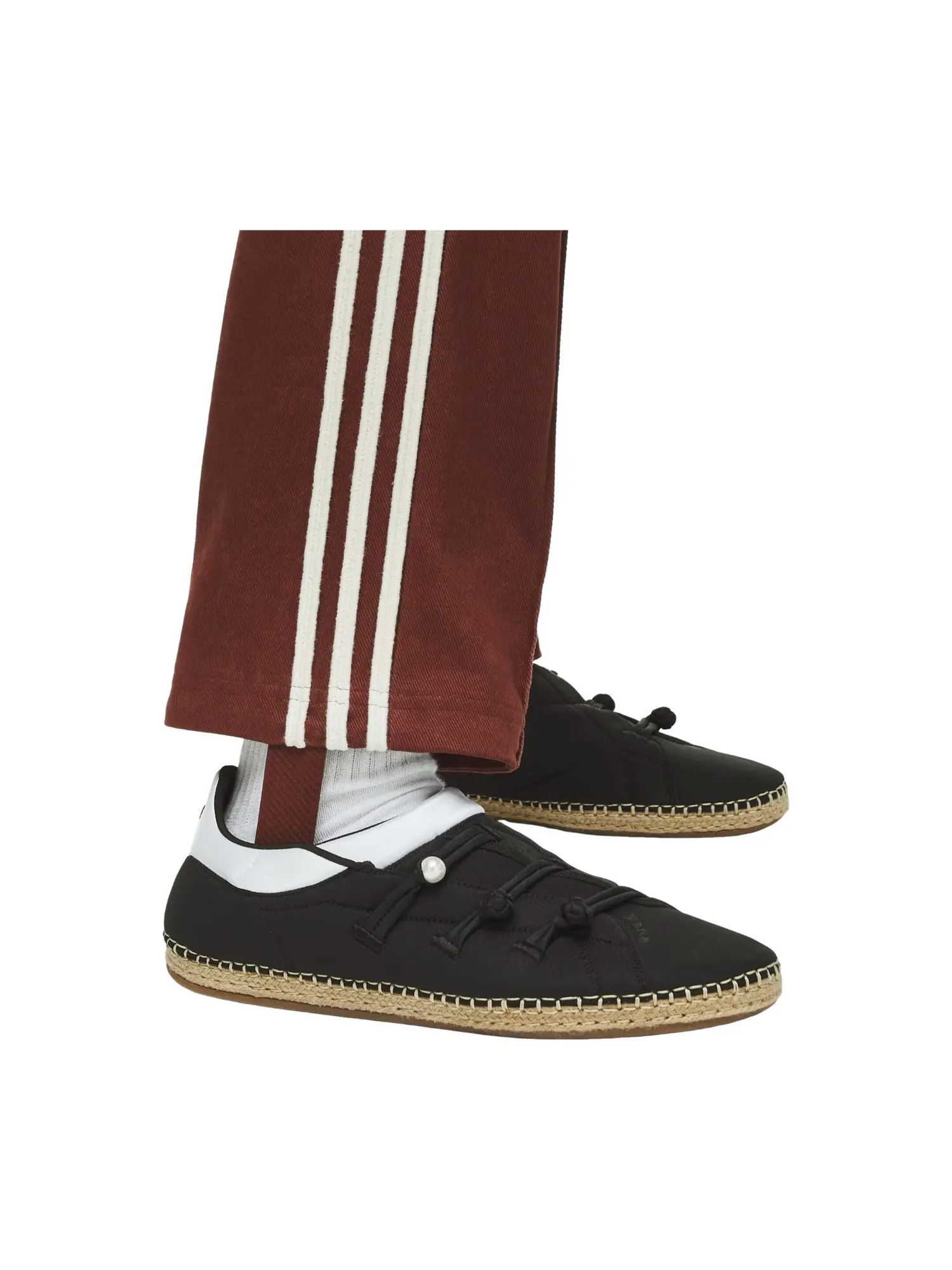 Спортивные брюки Adidas x CLOT by Edison Chen 'Fox Brown' — изображение 5 из 5, коричневый