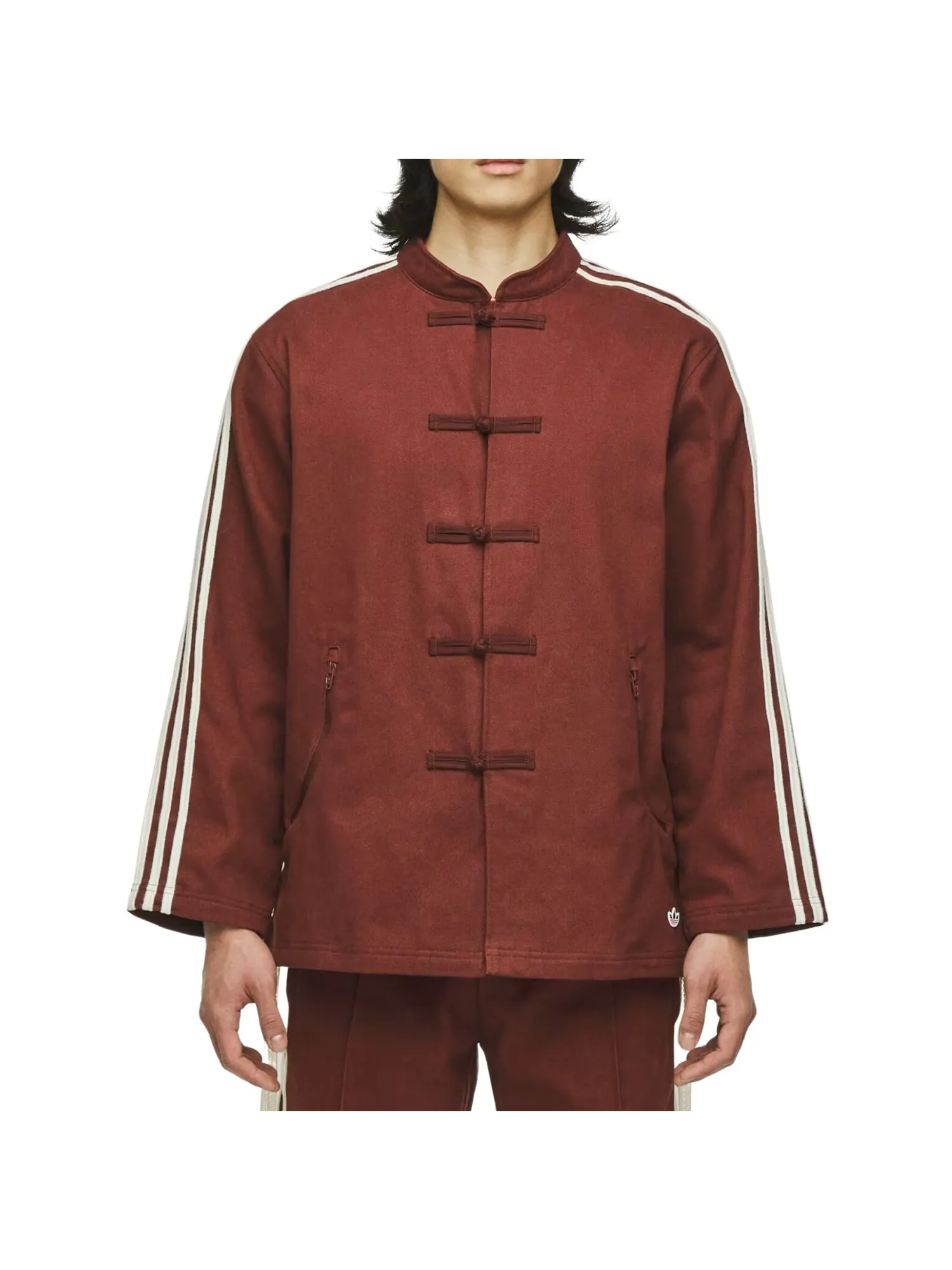 Спортивная куртка Adidas x CLOT by Edison Chen — изображение 3 из 4, коричневый