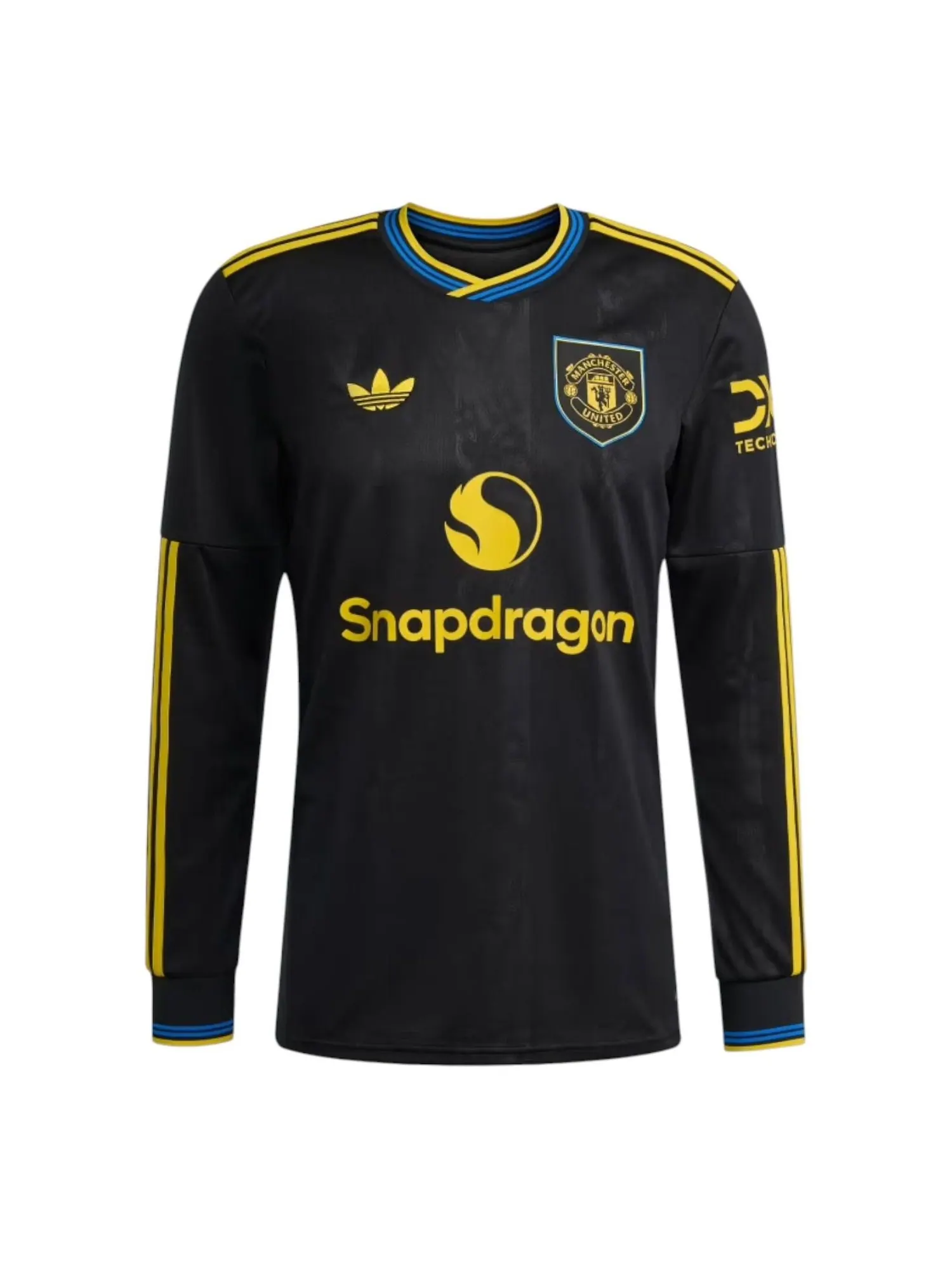 Футболка с длинным рукавом Adidas Manchester United 2025/2026, третья форма — изображение 1 из 5, черный