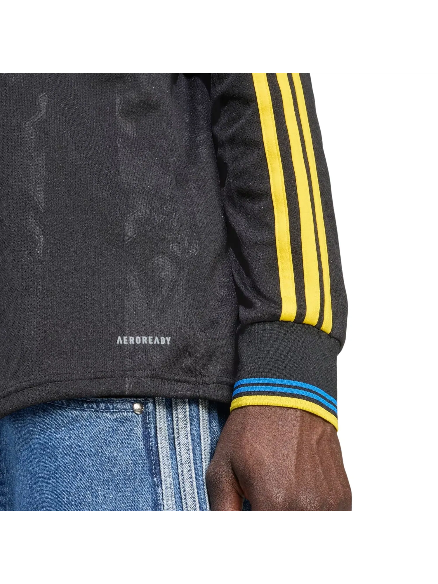 Футболка с длинным рукавом Adidas Manchester United 2025/2026, третья форма — изображение 5 из 5, черный