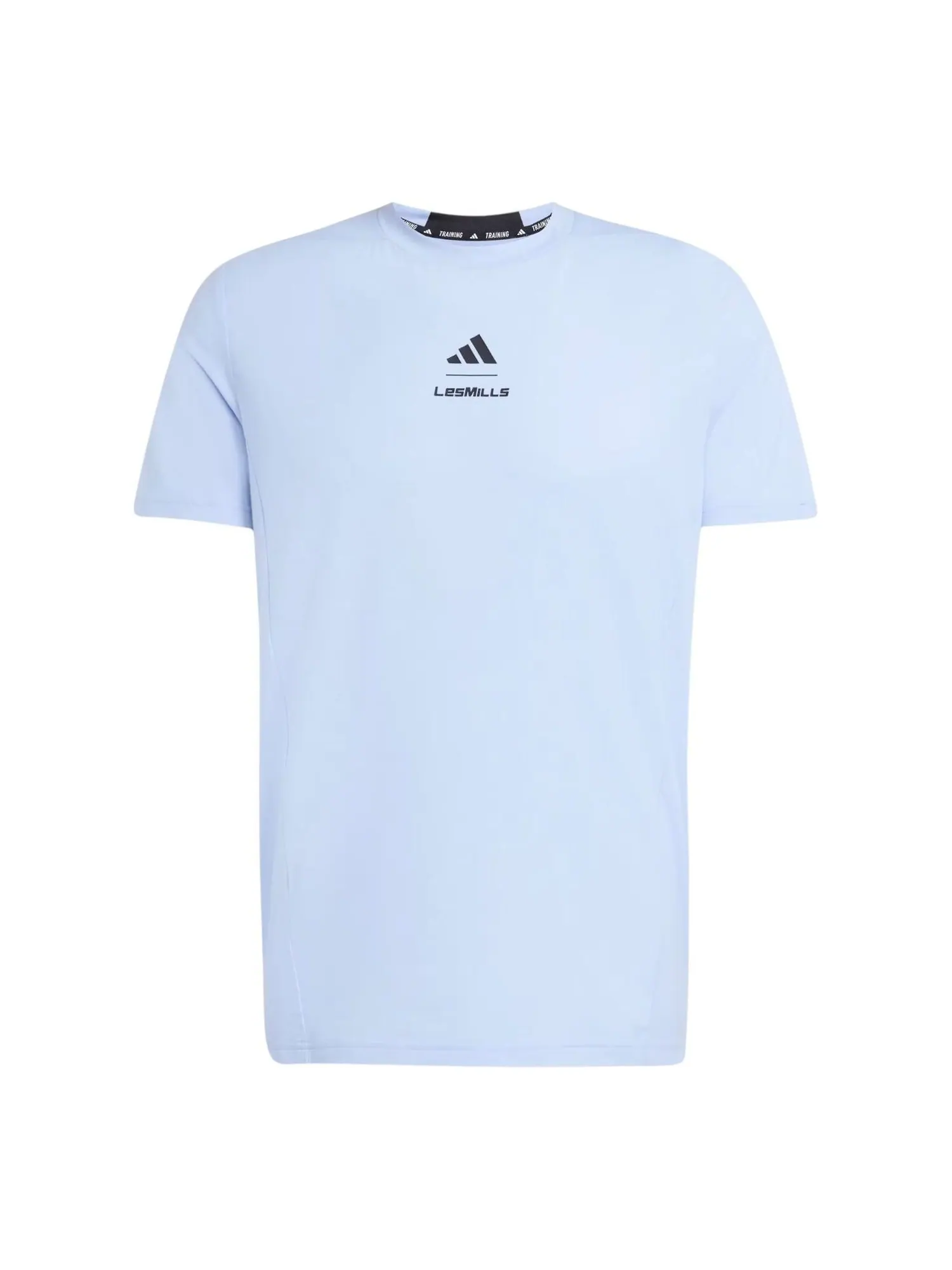 Футболка adidas x Les Mills Graphic Short Sleeve T-Shirt 'Glow Blue' — изображение 1 из 5, синий