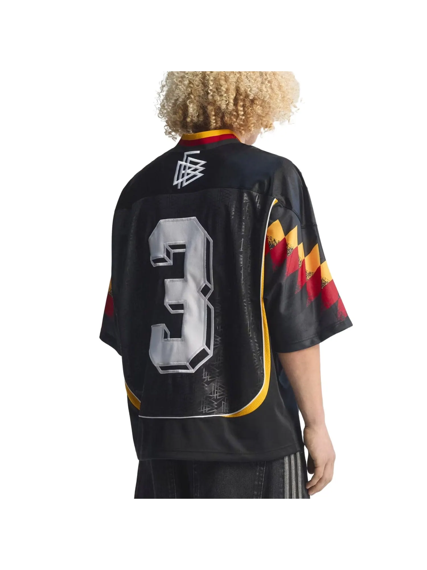 Футболка сборной Германии Adidas Bring Back Remix — изображение 3 из 3, черный