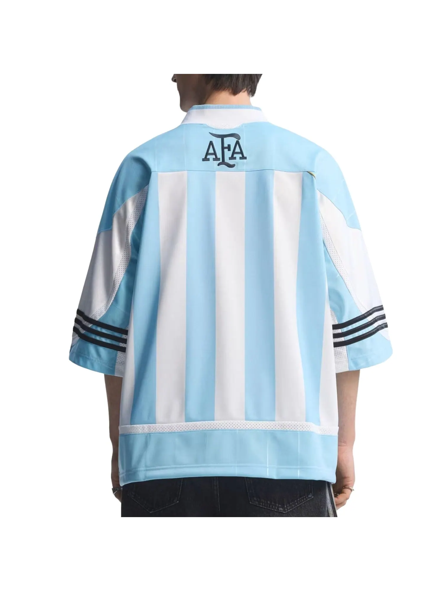 Футболка Adidas Bring Back Remix Argentina 'Clear Blue White Black' — изображение 3 из 3
