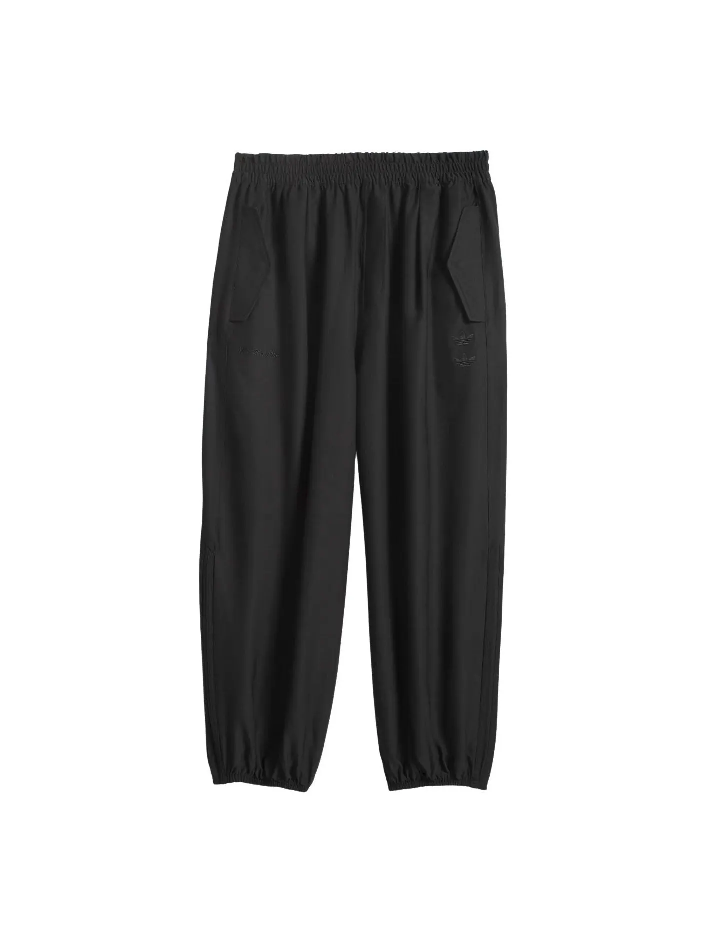 Спортивные брюки Adidas x Willy Chavarria Twill Oversize Track Pants 'Black' — изображение 1 из 4, черный
