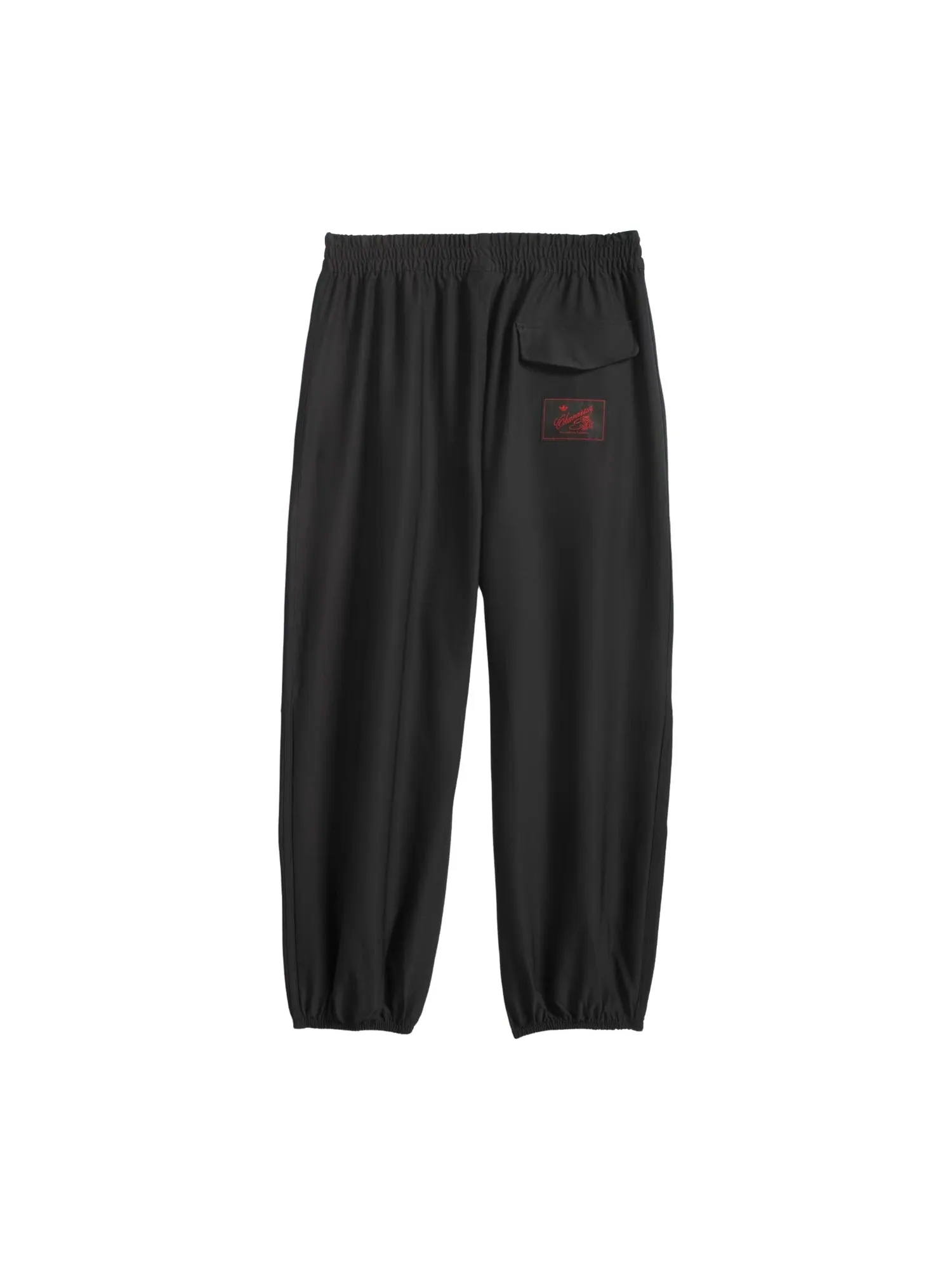 Спортивные брюки Adidas x Willy Chavarria Twill Oversize Track Pants 'Black' — изображение 2 из 4, черный