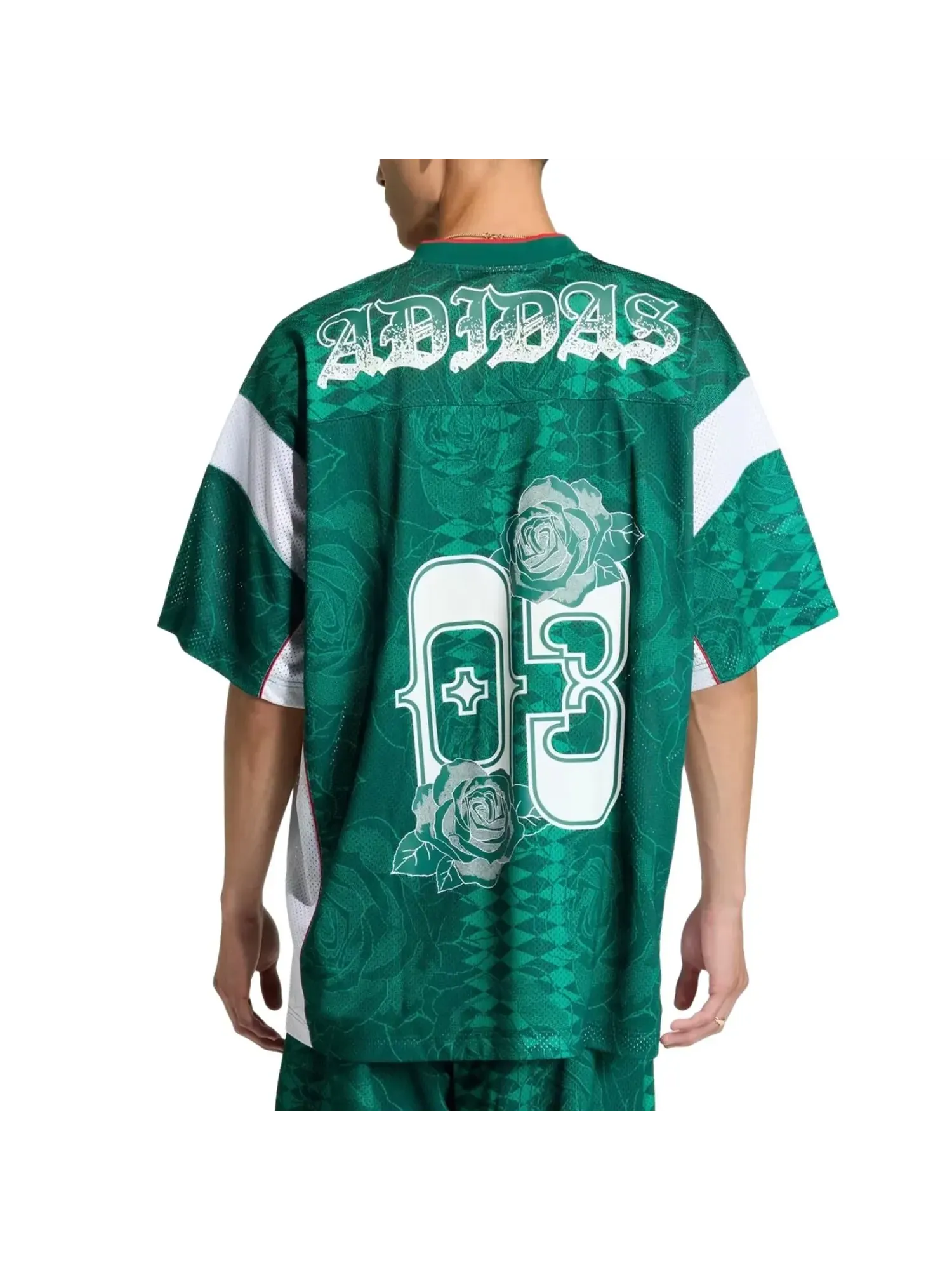 Футболка Adidas Roses 'Collegiate Green' — изображение 2 из 2, зеленый