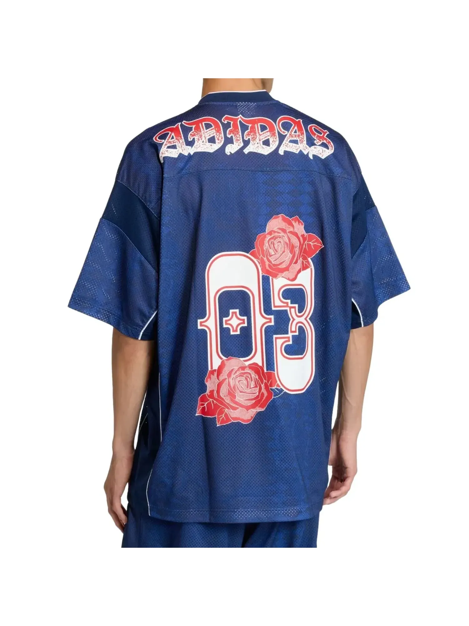 Футболка Adidas Roses — изображение 2 из 2, темно-синий