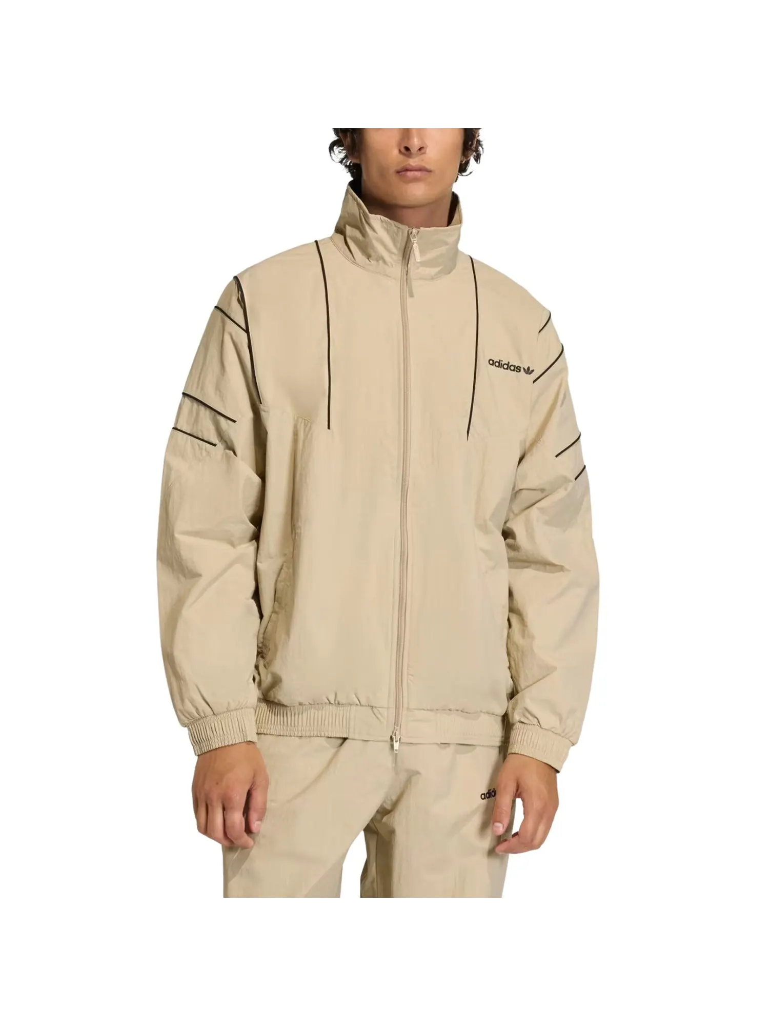 Спортивная футболка Adidas Cut Line 'Stone Khaki' — изображение 2 из 3, хаки