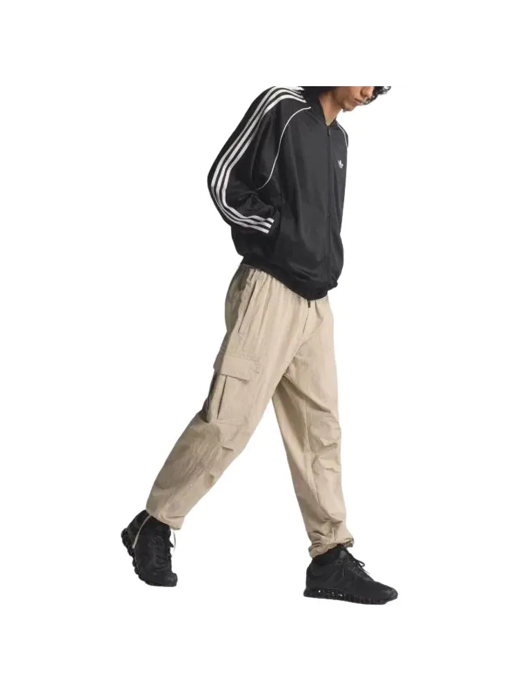 Мужская куртка свободного кроя с принтом Adicolor Classics Track Jacket Adidas — изображение 3 из 4, черный