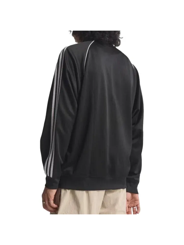 Мужская куртка свободного кроя с принтом Adicolor Classics Track Jacket Adidas — изображение 4 из 4, черный
