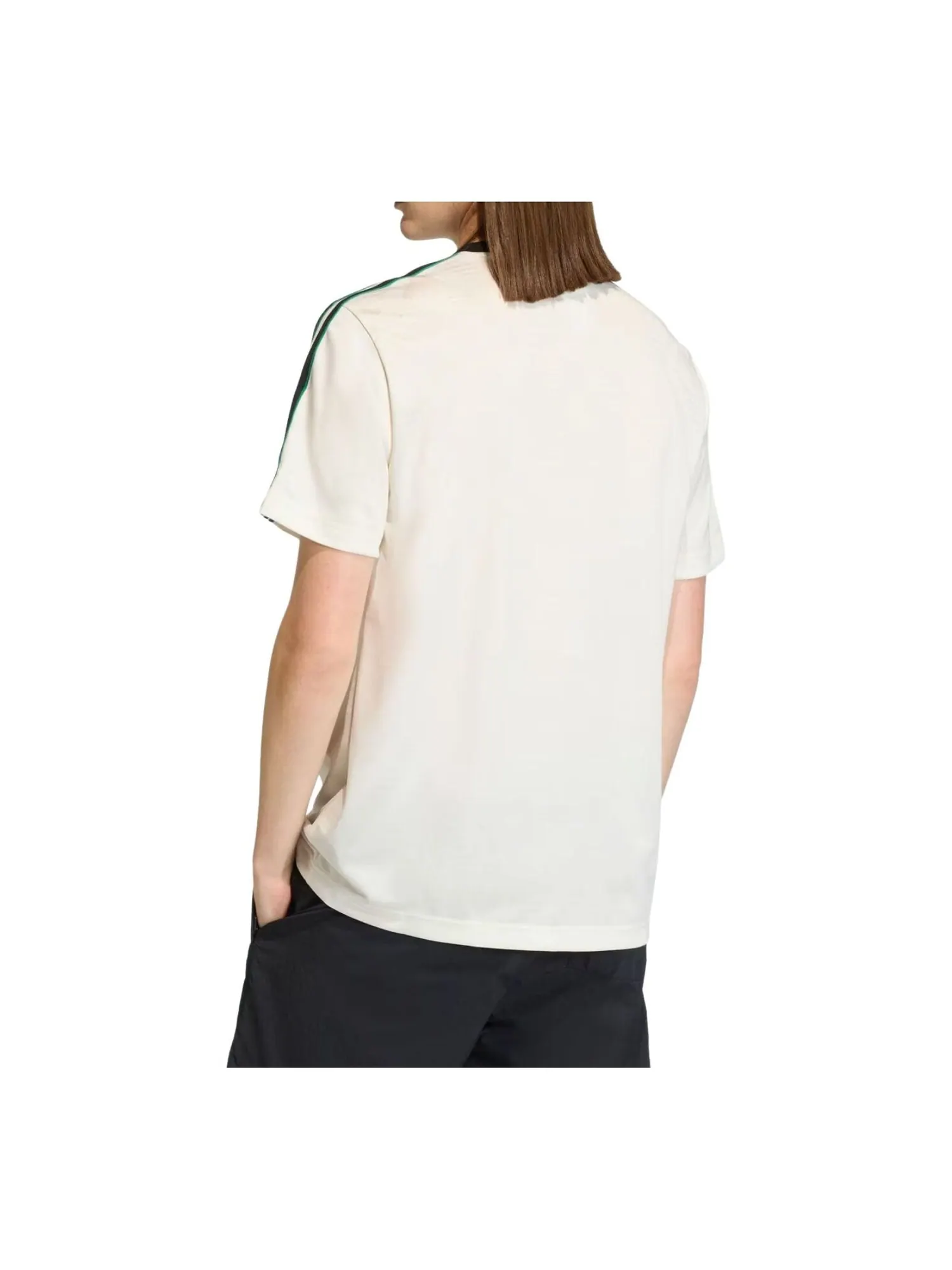 Футболка Adidas JACQUARD 'Off White' — изображение 2 из 2, белый