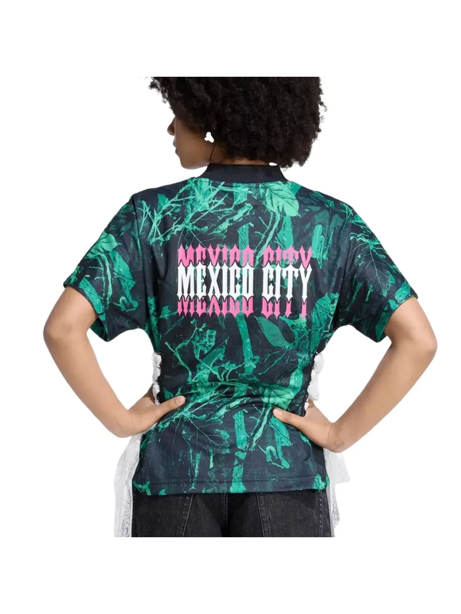 Футболка Adidas Mexico Reconstructed Asia Sizing 'Multicolor' KE2293 — изображение 2 из 4, мульти