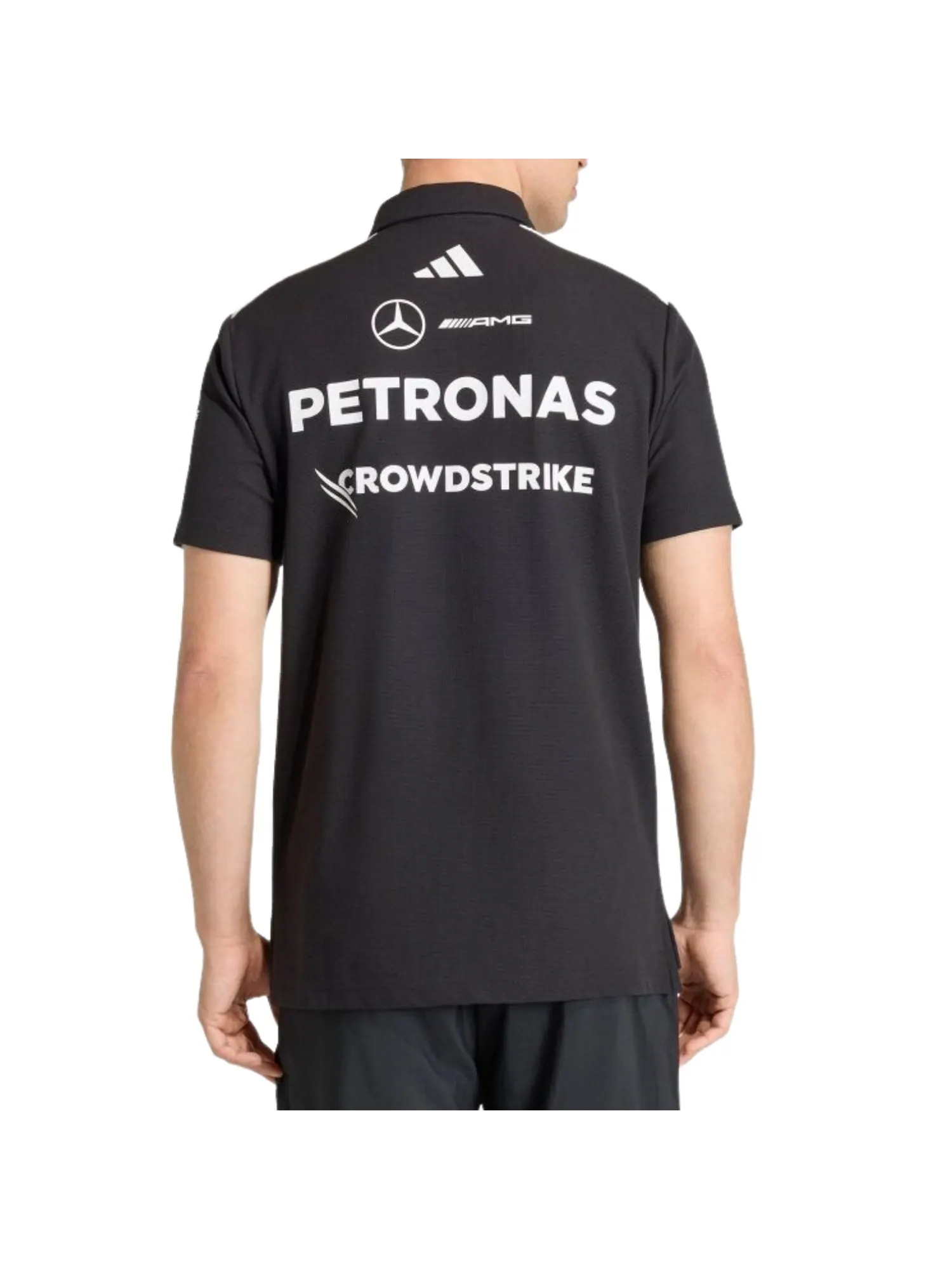 Футболка-поло Adidas x Mercedes AMG Petronas Formula 1 Team Engineers — изображение 3 из 3, черный