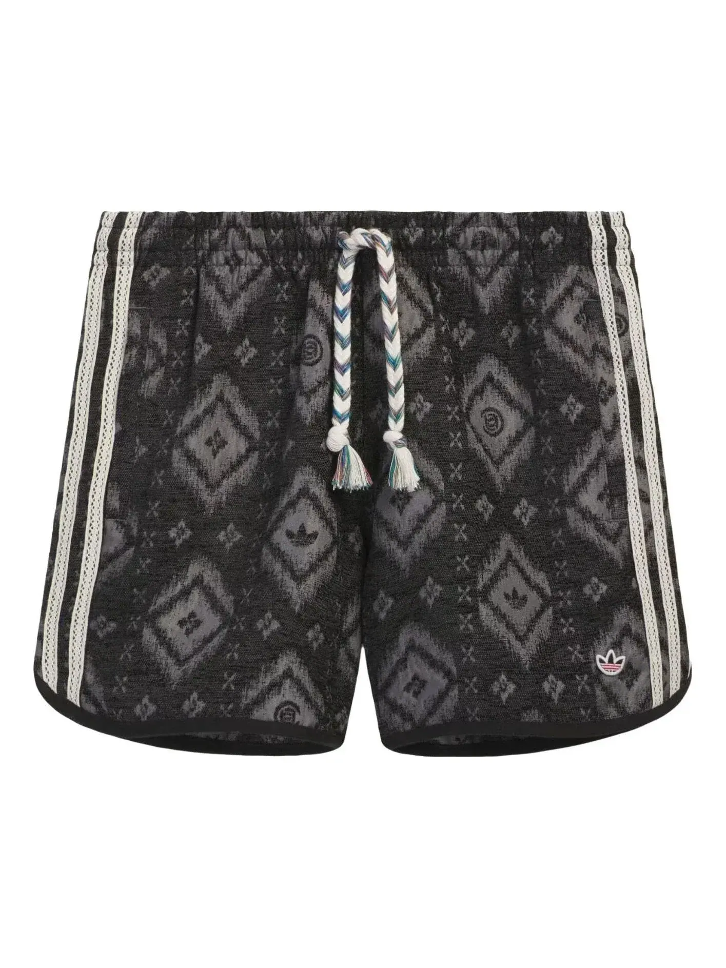 Шорты Adidas x CLOT Heritage Print Short 'Carbon' KE7073 — изображение 1 из 2, черный