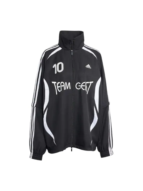 Спортивная куртка Adidas ADILENIUM 4 Teamgeist Oversized Track Top 'Black' — изображение 1 из 1, черный