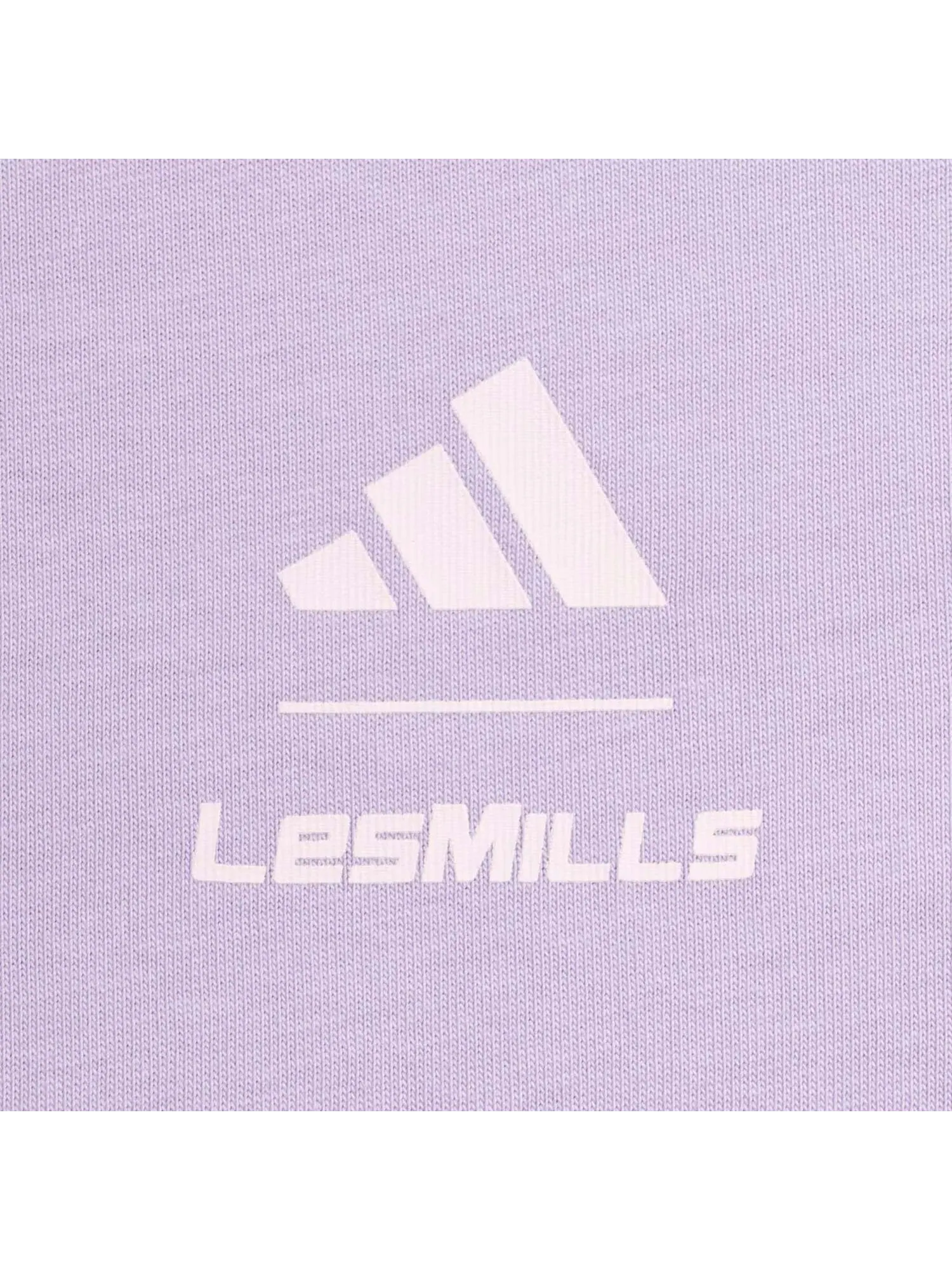 Футболка adidas x Les Mills Mind Body Graphic T-Shirt 'Powder Plum' — изображение 3 из 4, фиолетовый