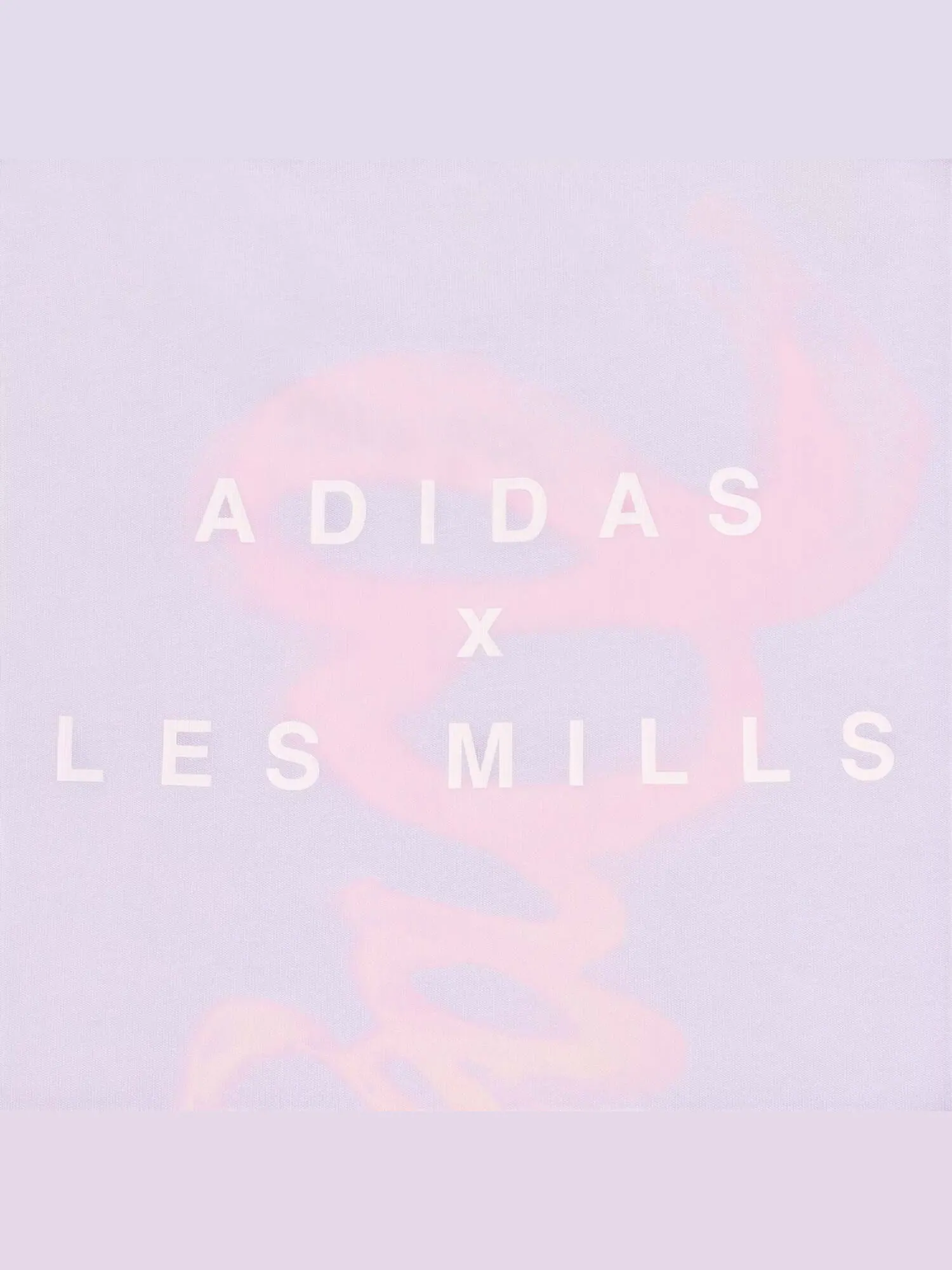 Футболка adidas x Les Mills Mind Body Graphic T-Shirt 'Powder Plum' — изображение 4 из 4, фиолетовый