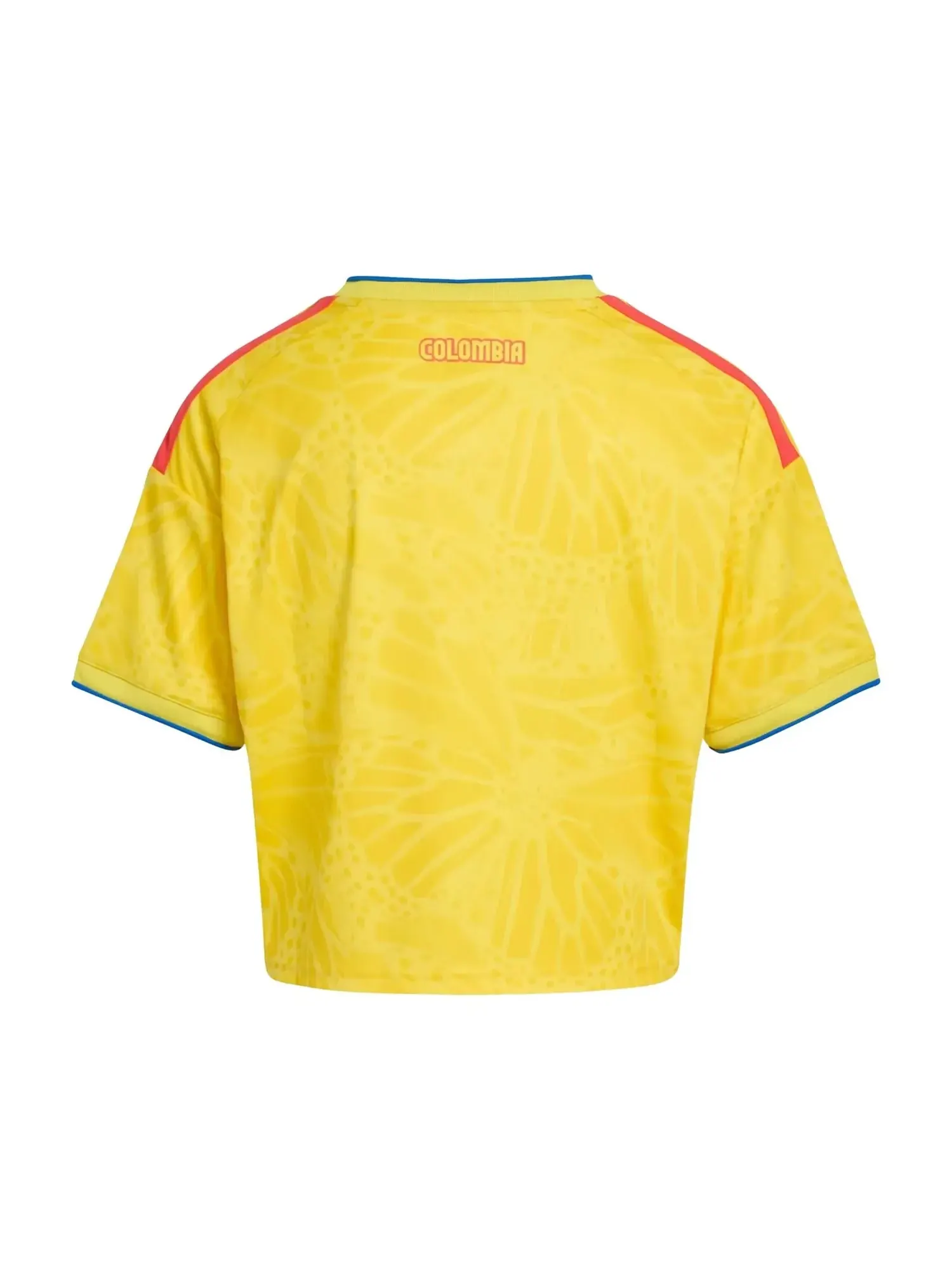 (WMNS) Укороченная домашняя футболка Adidas Colombia 26 — изображение 2 из 2, желтый