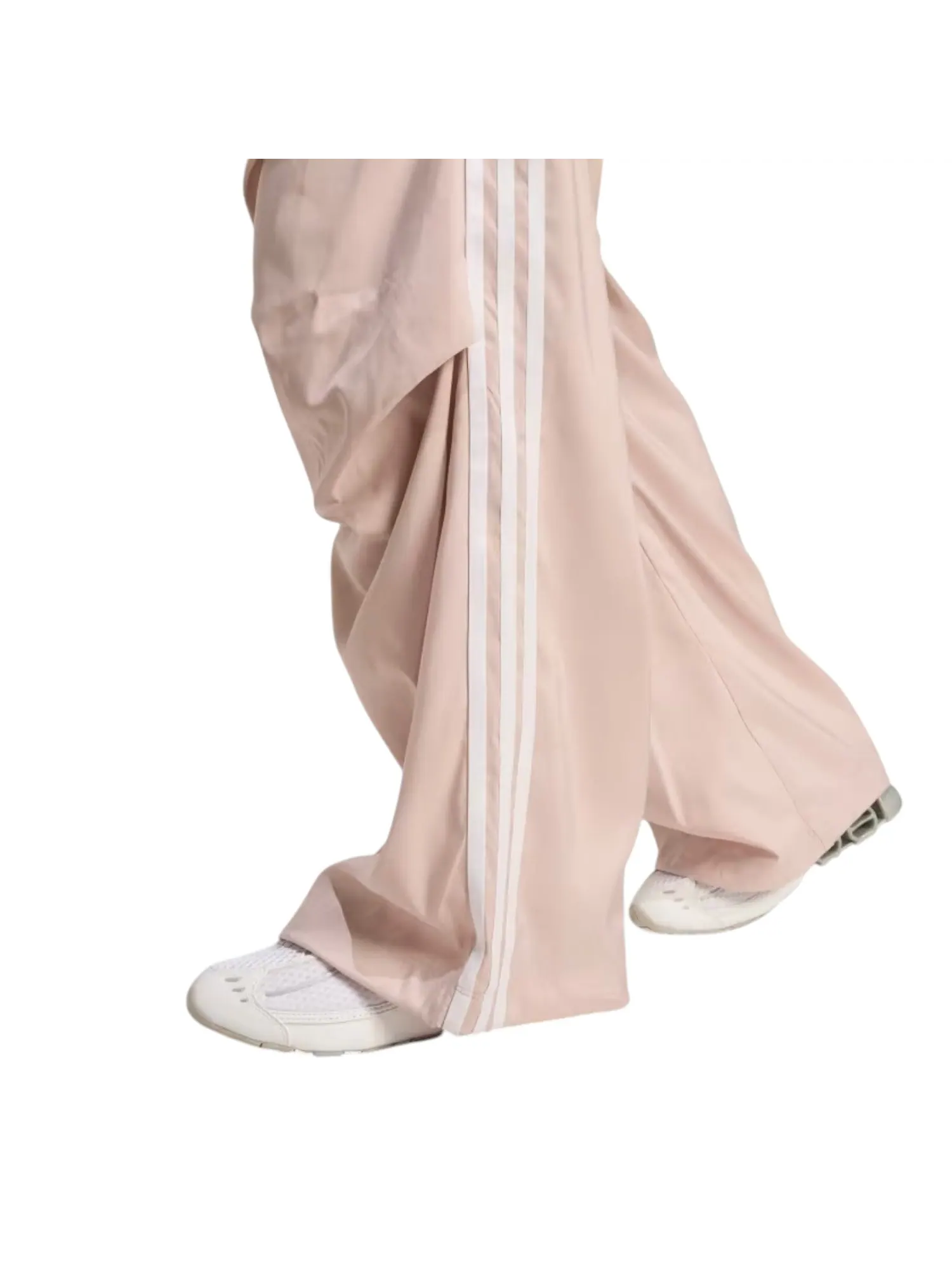 (WMNS) Спортивные брюки Adidas Adilenium Season 4 Teamgeist Ruffle Track Pants 'New Rose' — изображение 4 из 5, розовый