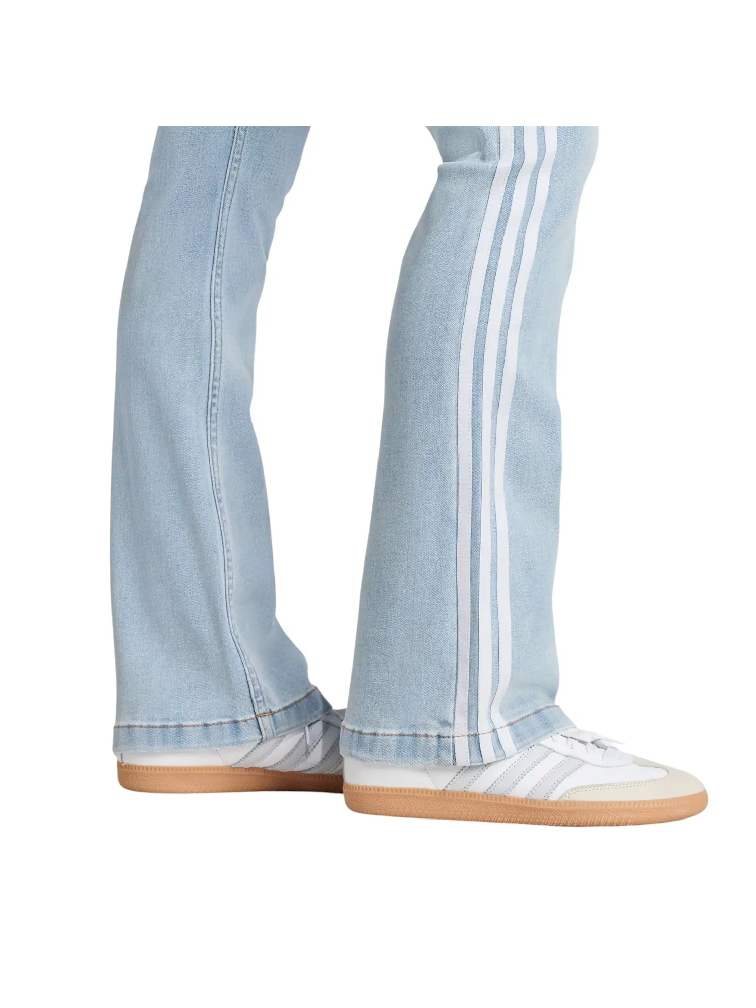 (WMNS) Джинсовые брюки Adidas Adirenium Season 4 Team Geist Slim LR 'Light Blue' — изображение 5 из 5, светлый синий