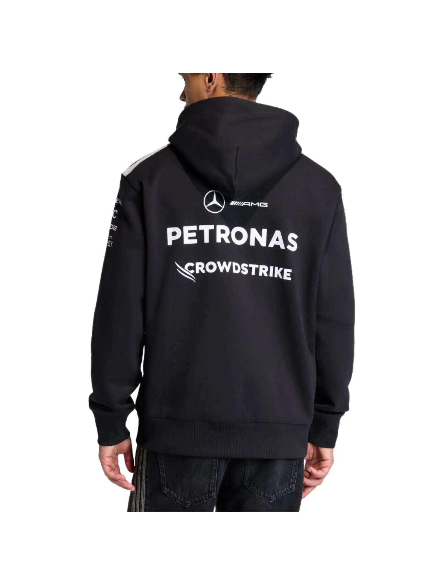 Толстовка Adidas x Mercedes AMG Petronas Formula 1 Team Driver Hood — изображение 3 из 3, черный