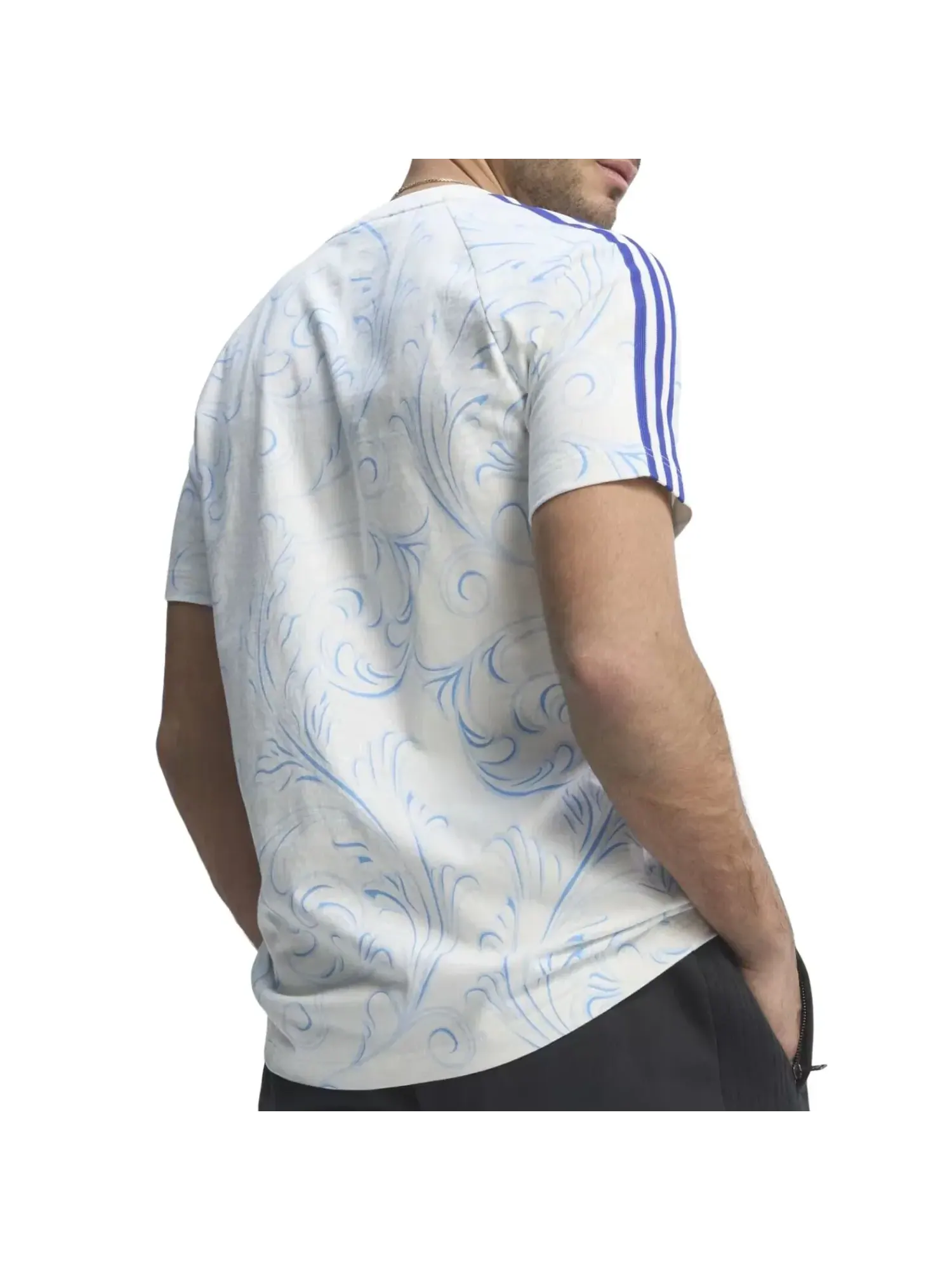 Футболка Adidas Argentina Originals с принтом по всей поверхности — изображение 2 из 2, белый