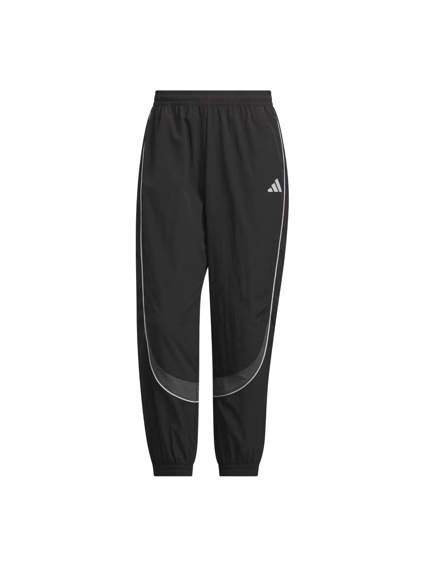 Брюки Adidas Brand Love Loose Fit Light Woven Pants 'Black Grey Six' — изображение 1 из 3, черный/серый