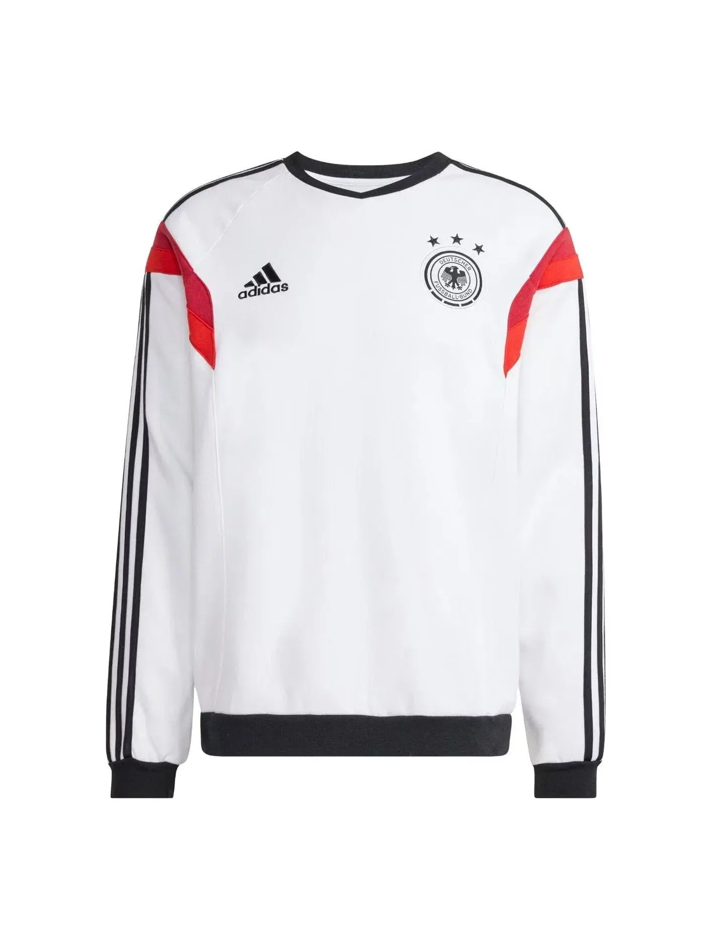 Мужской свитшот с длинным рукавом Adidas Germany Crew 2014 Sweatshirt — изображение 1 из 1, белый