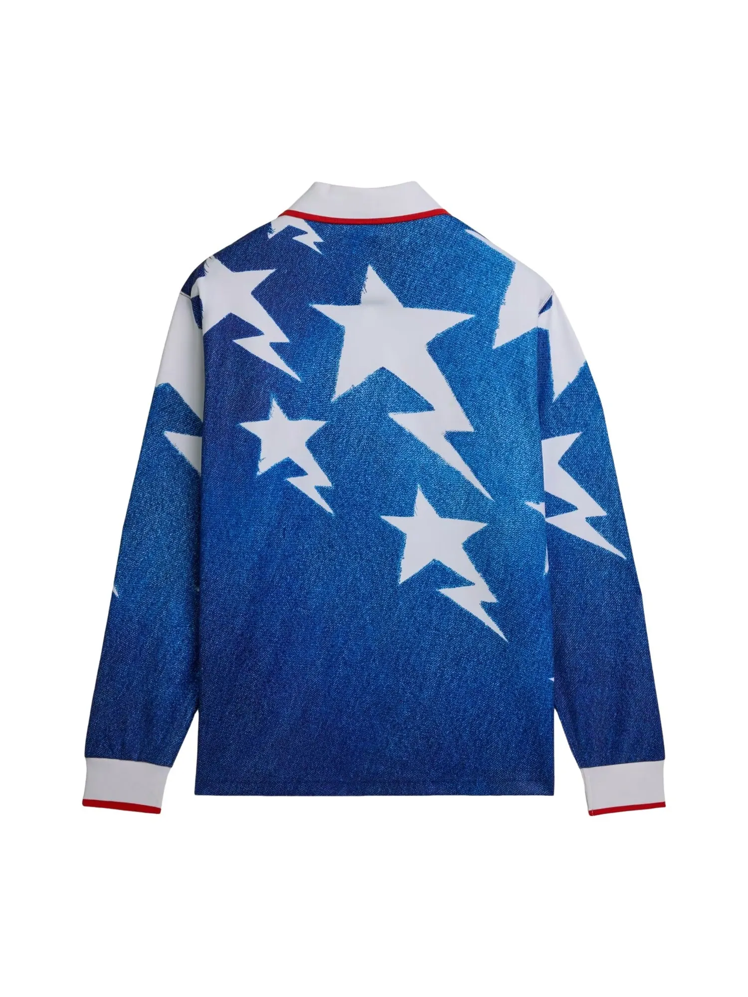 Футболка Adidas x Bape LSL Star 'Medium Blue Denim' — изображение 2 из 2, синий джинсовый синий