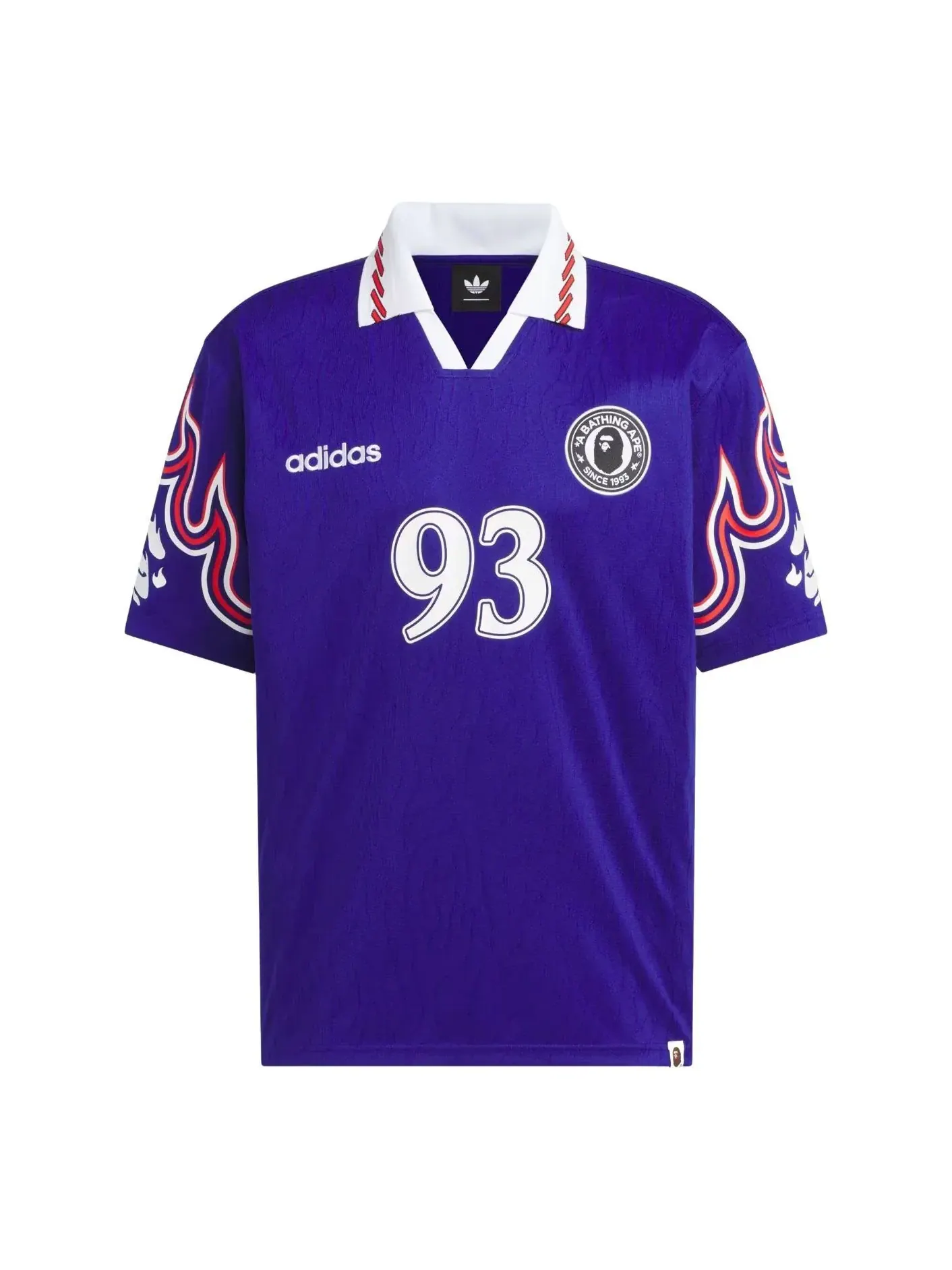 Футболка Adidas x Bape SSL Flame 'Japan Blue' — изображение 1 из 1, синий