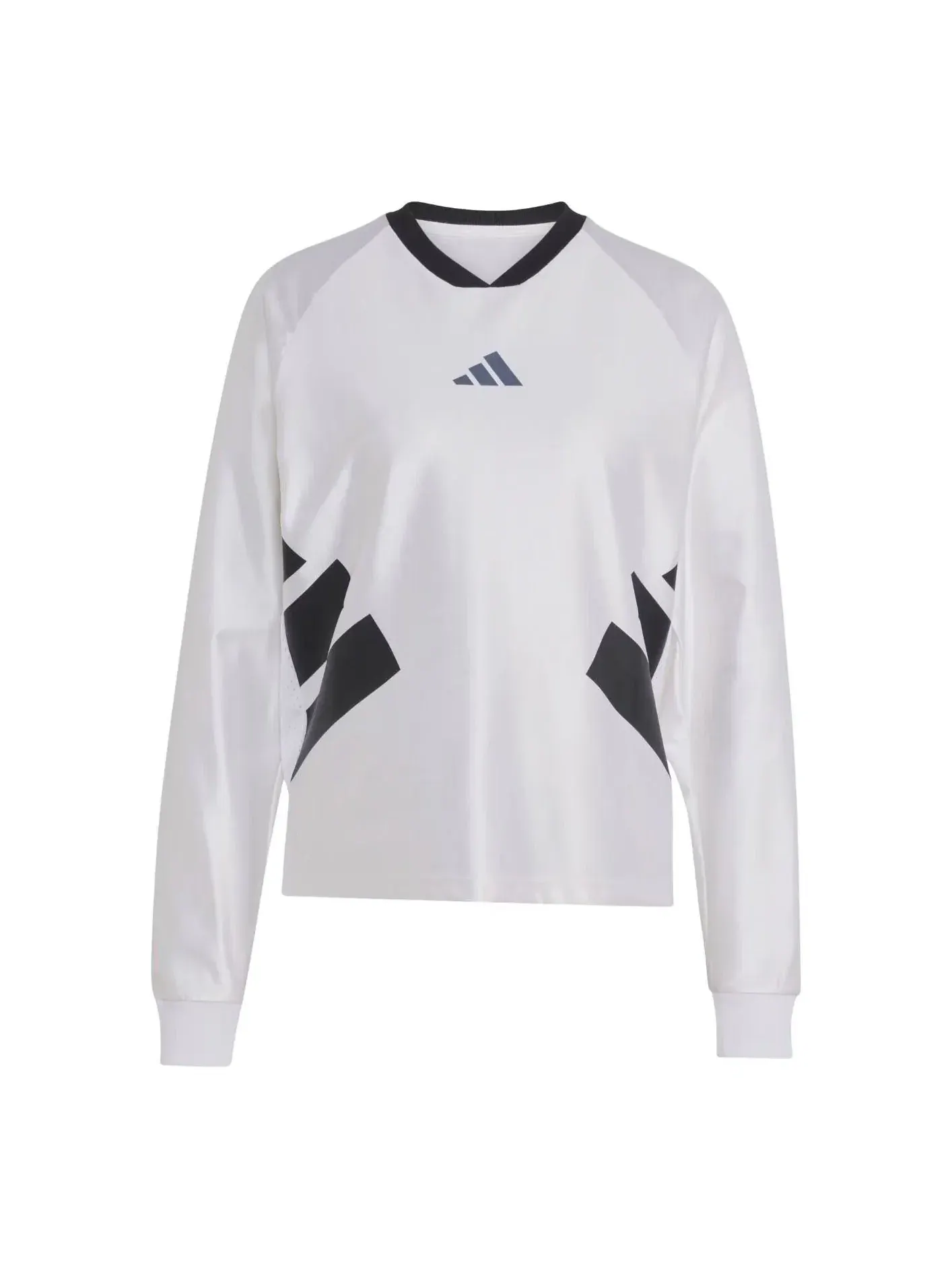 Футболка с длинными рукавами Adidas All Time Classics 'Бело-черная' KF7465 — изображение 1 из 2, белый