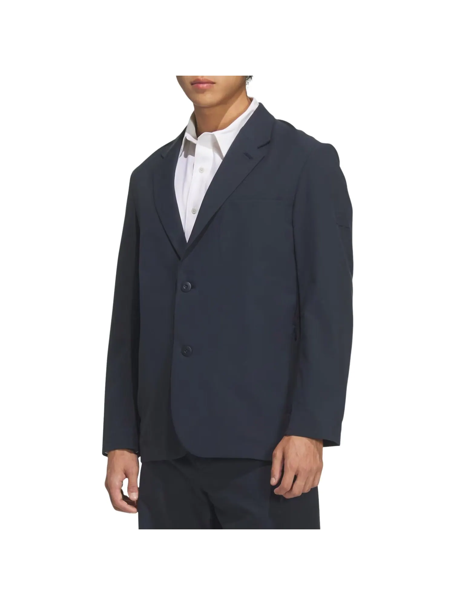 Куртка Adidas Premium Slim Fit Tailored Jacket 'Aurora Ink Black' — изображение 2 из 3, черный