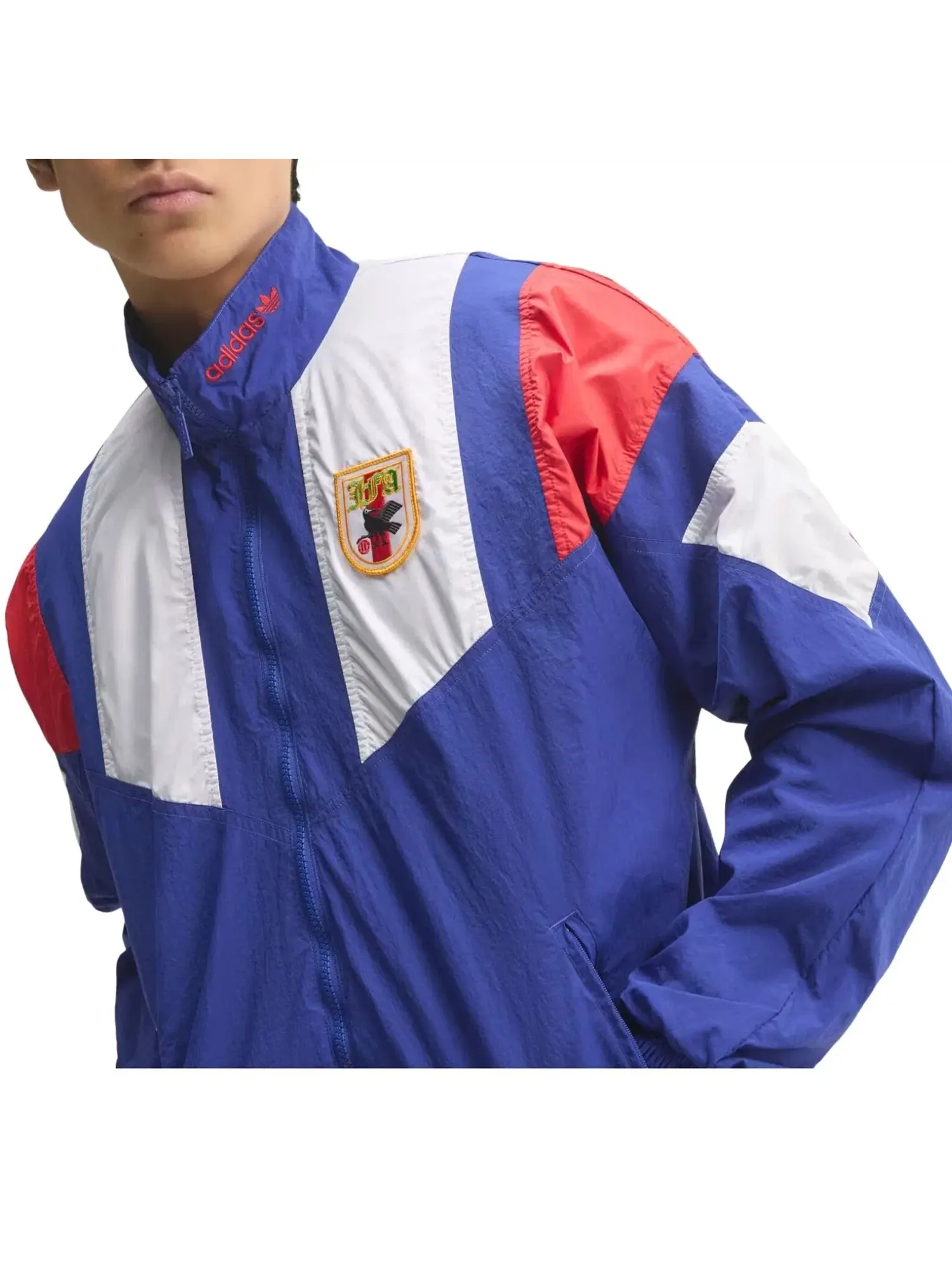 Мужская куртка с длинным рукавом EQT Track Jacket Adidas — изображение 3 из 4, синий