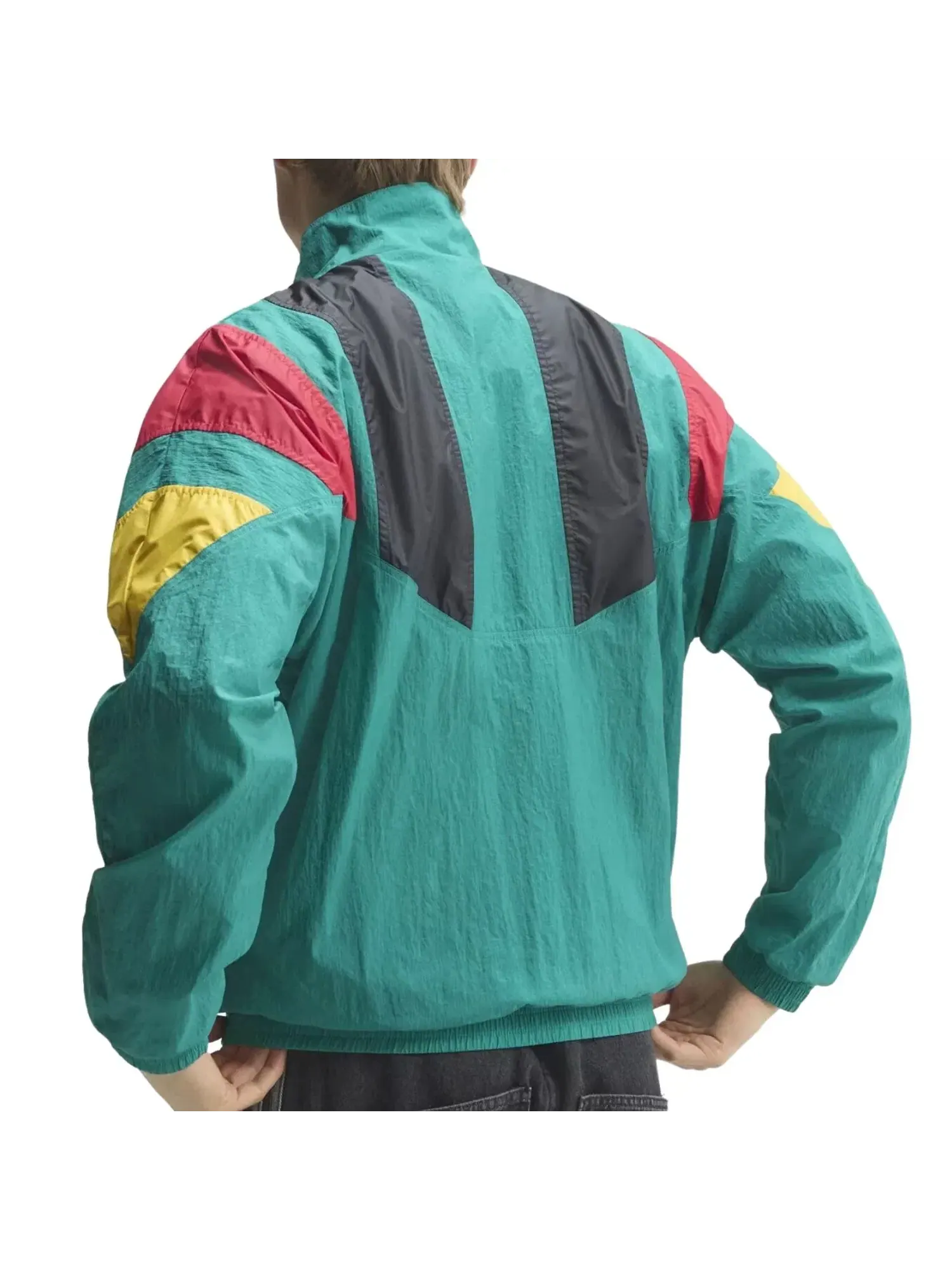 Мужская куртка с длинным рукавом EQT Track Jacket Adidas — изображение 4 из 4, зеленый