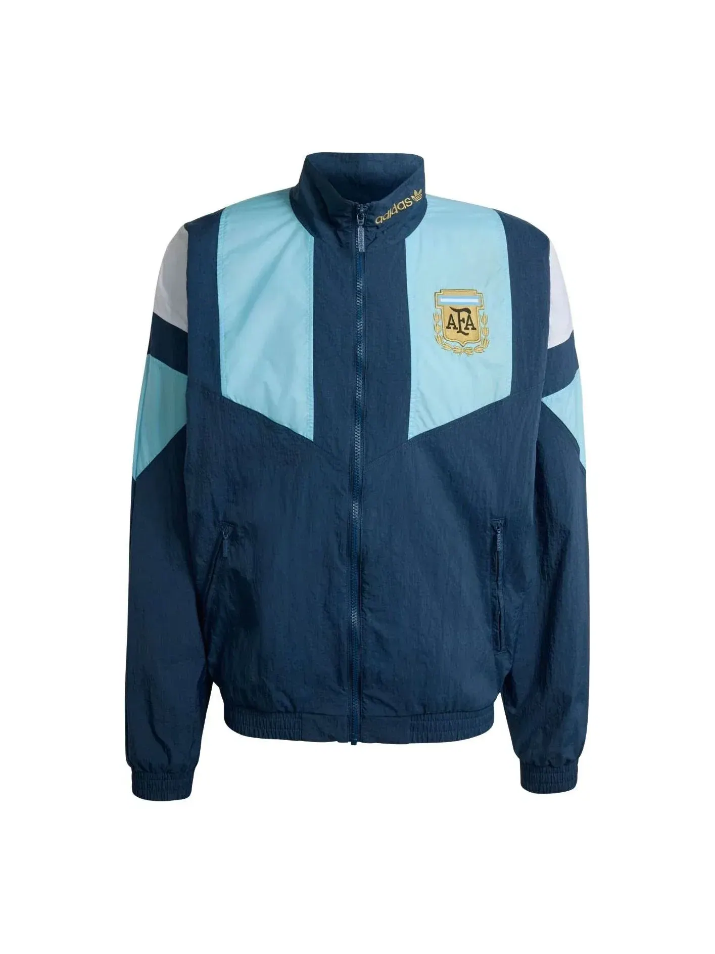 Мужская куртка с длинным рукавом Adidas Argentina EQT Track Jacket Asia Sizing — изображение 1 из 4, темно-синий
