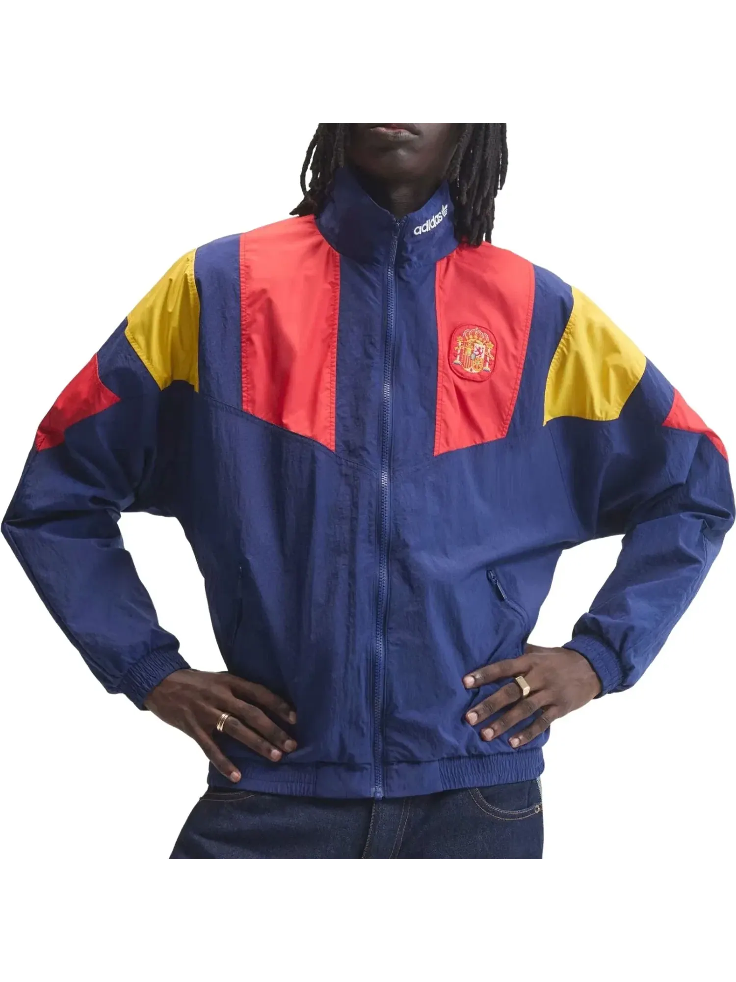 Мужская куртка с длинным рукавом Adidas Spain EQT Track Jacket — изображение 2 из 3, синий