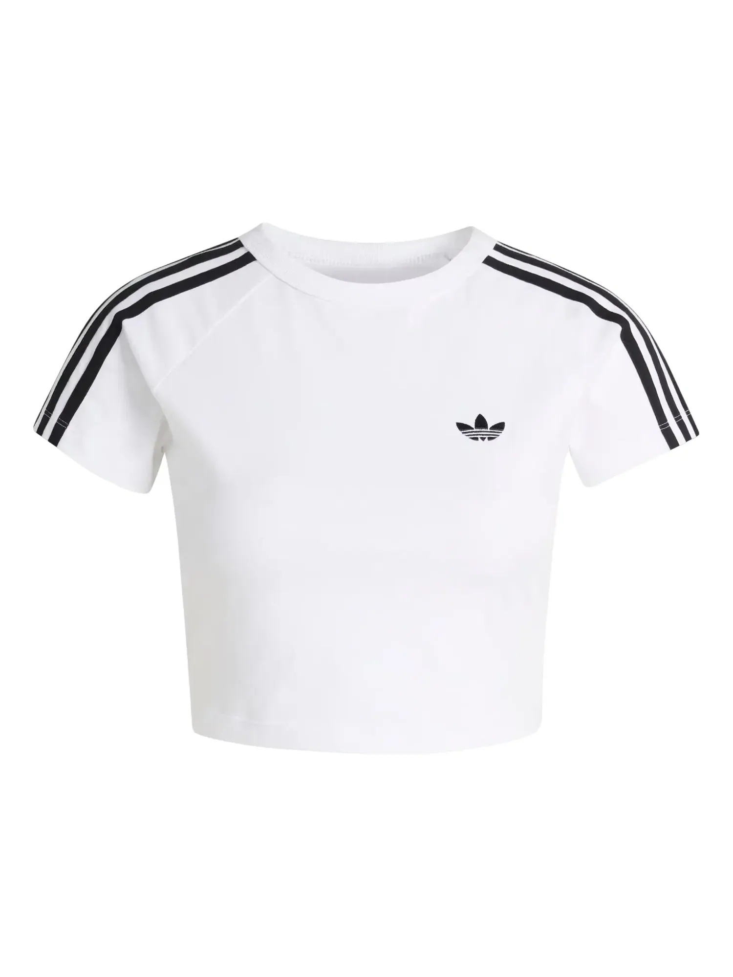 Женская футболка с коротким рукавом Adidas SST Baby Black White — изображение 1 из 2, черный