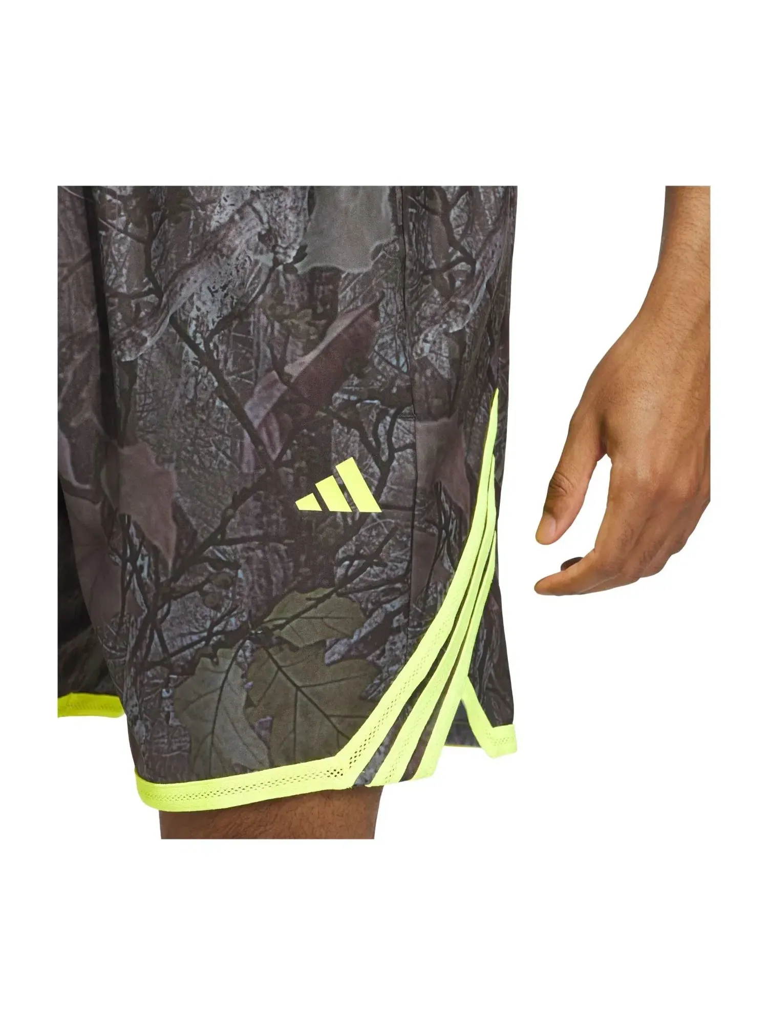 Мужские шорты с принтом Crazy Lite Camo AOP Adidas — изображение 2 из 5, черный