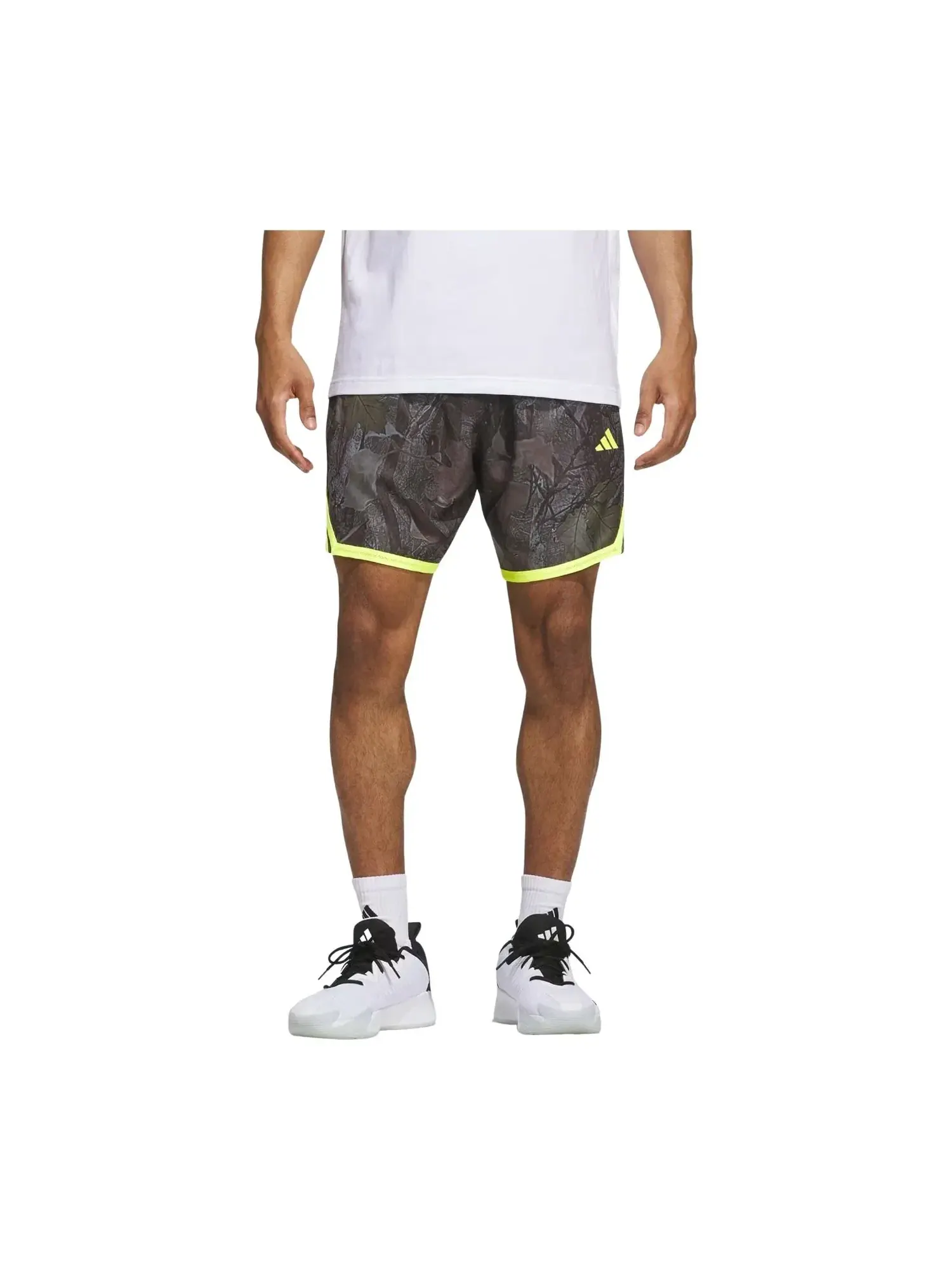 Мужские шорты с принтом Crazy Lite Camo AOP Adidas — изображение 4 из 5, черный