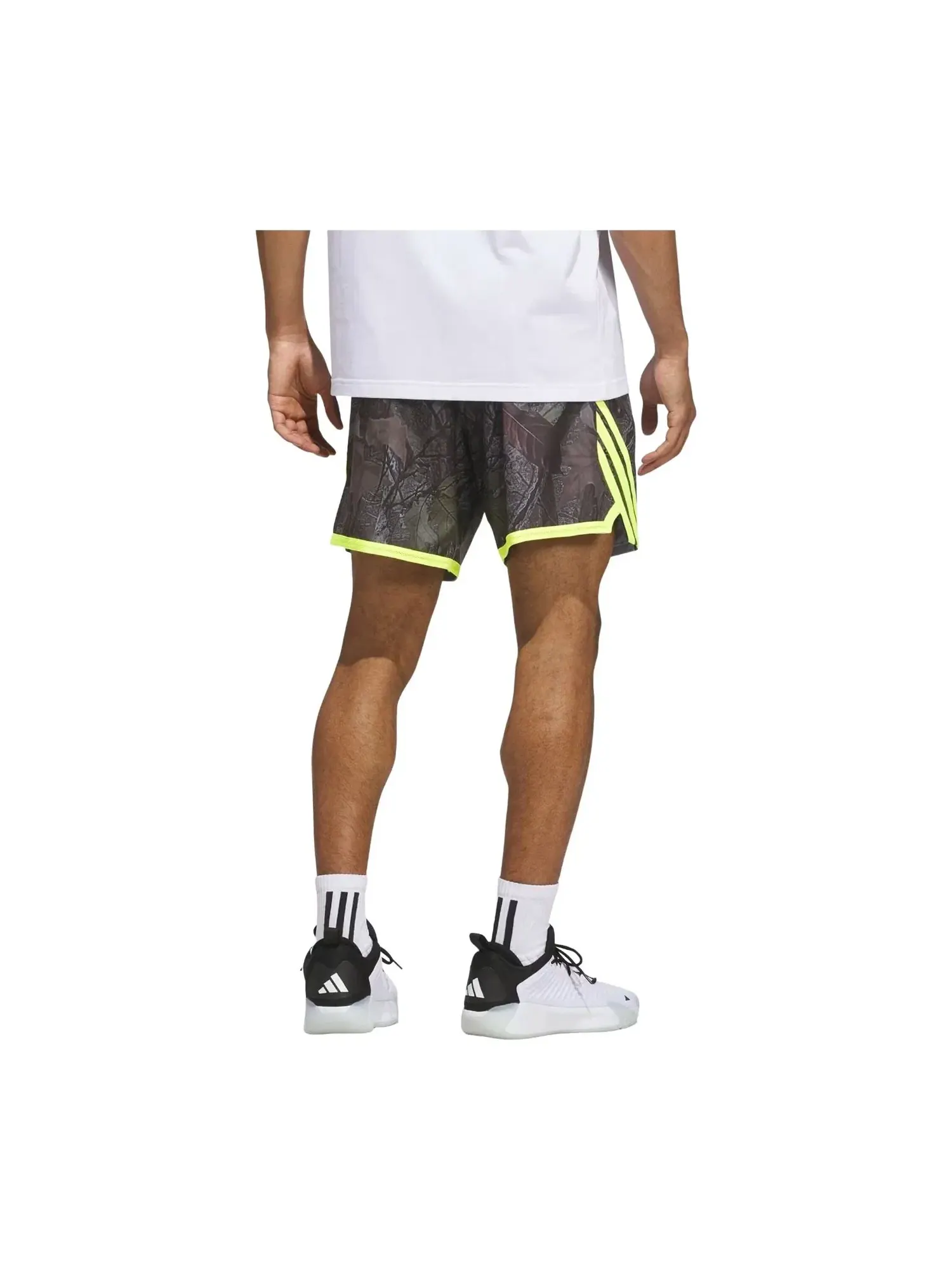Мужские шорты с принтом Crazy Lite Camo AOP Adidas — изображение 5 из 5, черный