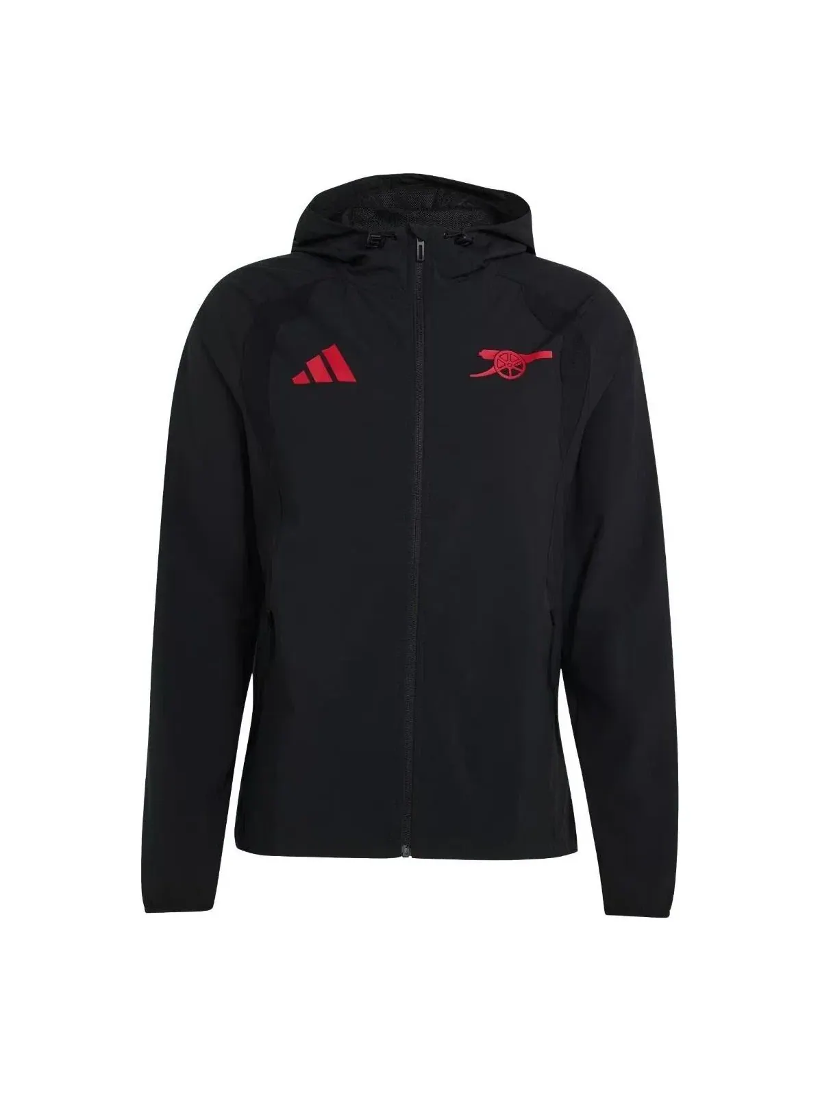 Мужская ветровка-тренч Adidas Arsenal FC Tiro Travel Windbreaker — изображение 1 из 3, черный
