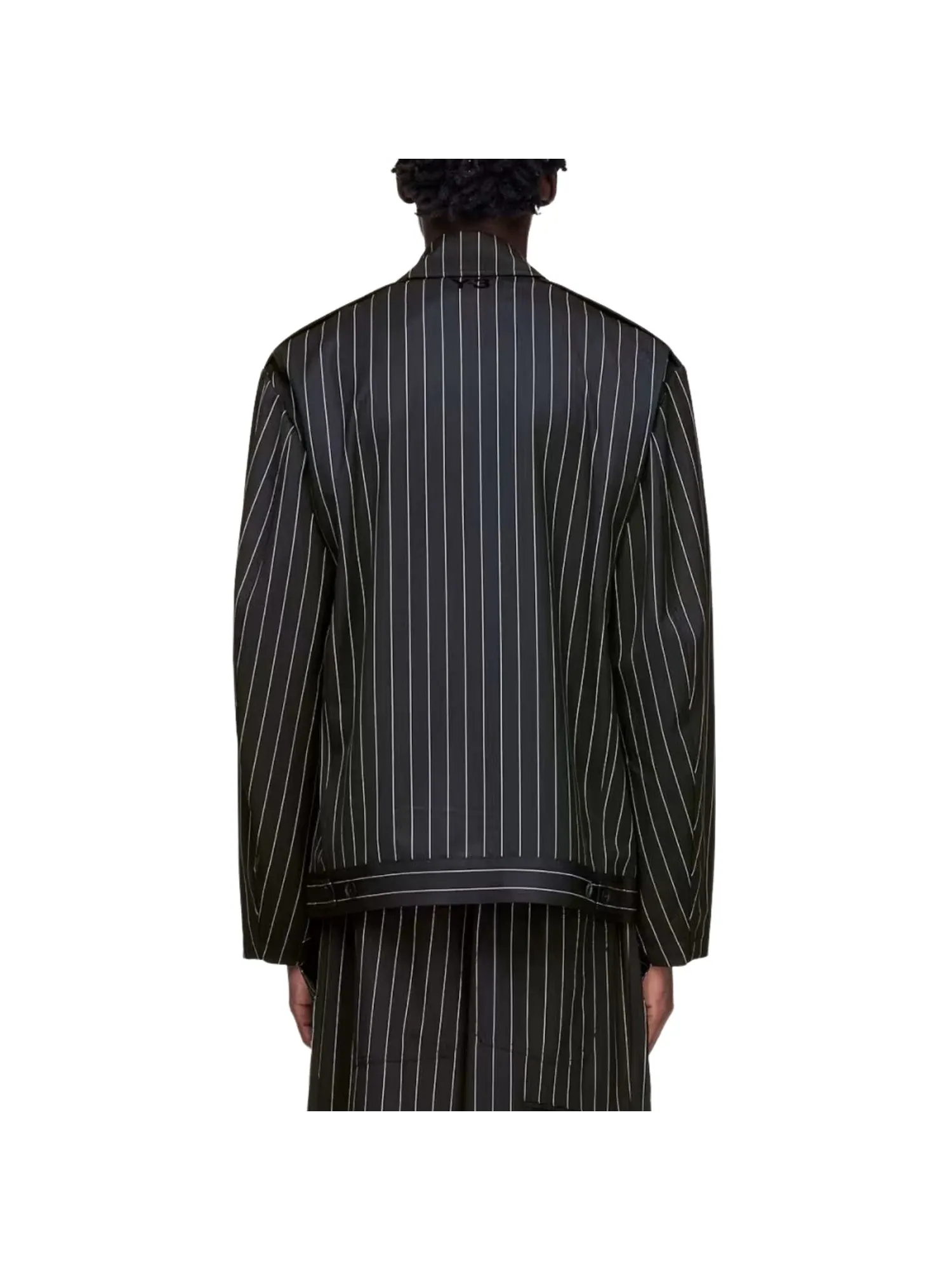 Куртка Adidas Y-3 Refined Wool UT Blouson 'Black Chalk Pearl' — изображение 4 из 4, черный