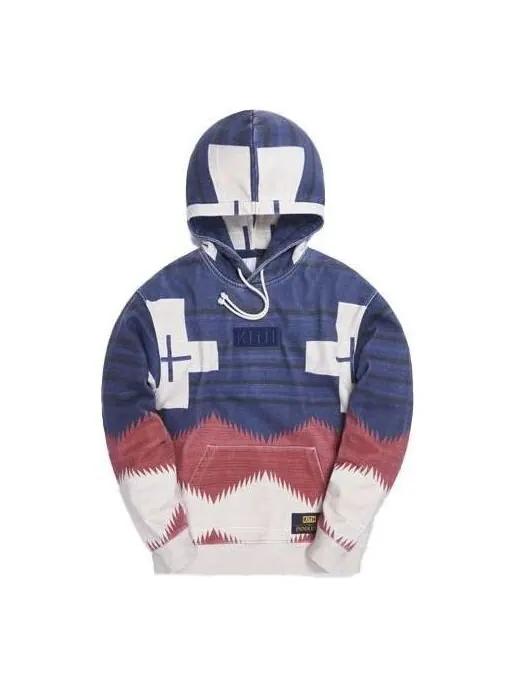 Толстовка x pendleton brave star williams iii hoodie 'navy multi' Kith — изображение 1 из 2, темно-синий/мульти