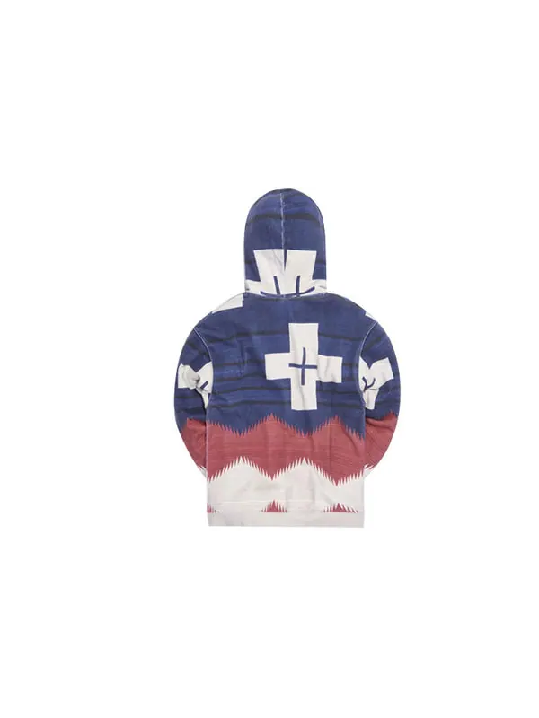 Толстовка x pendleton brave star williams iii hoodie 'navy multi' Kith — изображение 2 из 2, темно-синий/мульти